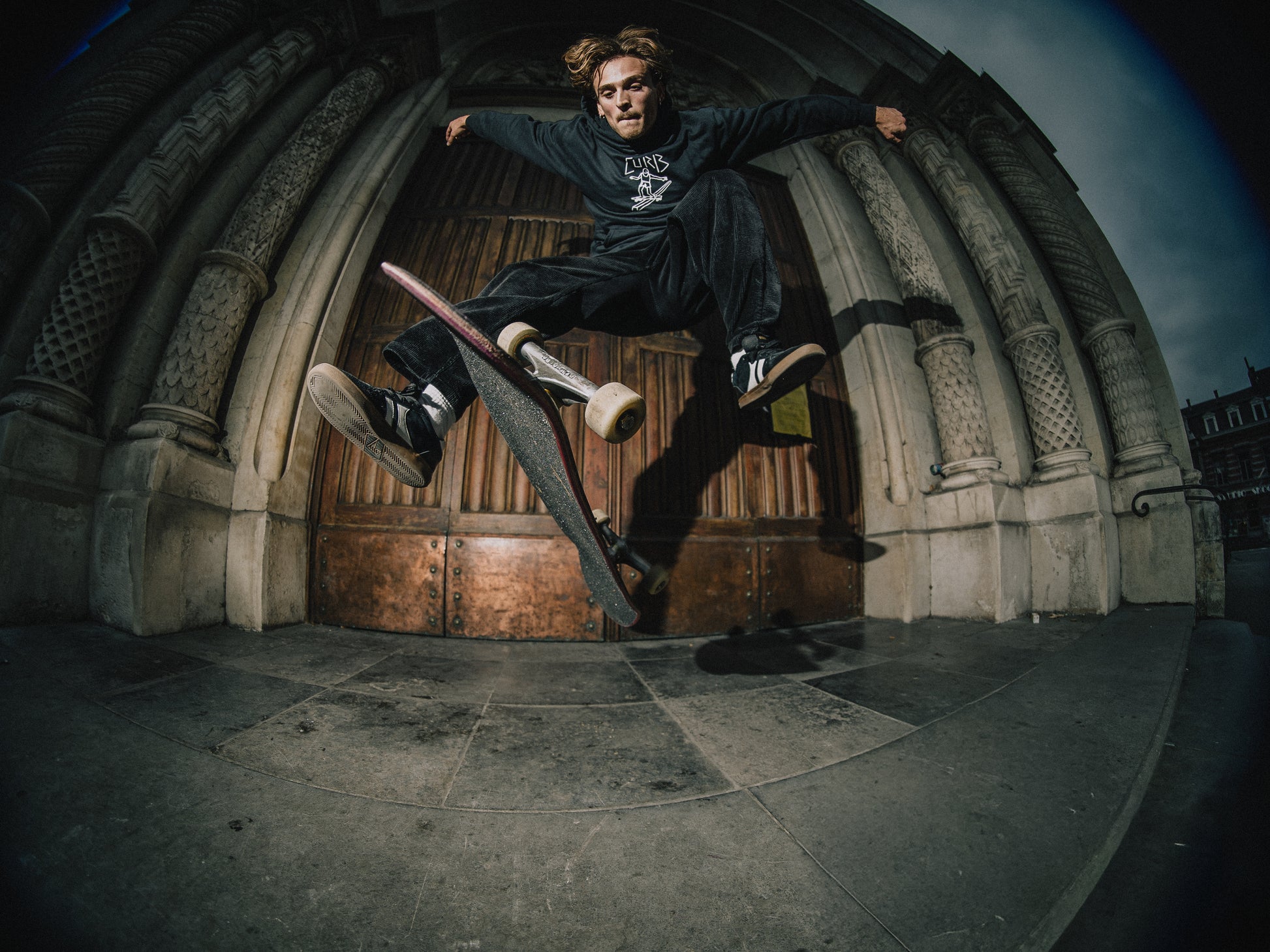 Thrasher x Curb Gonz Slappy Hood Black