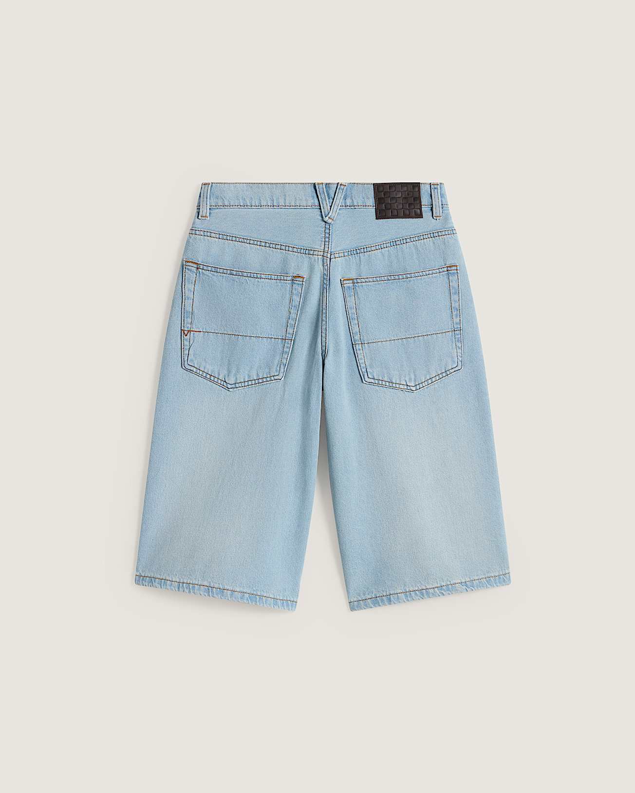 Vans Check-5 Baggy Denim Short Blue Ice (Youth)