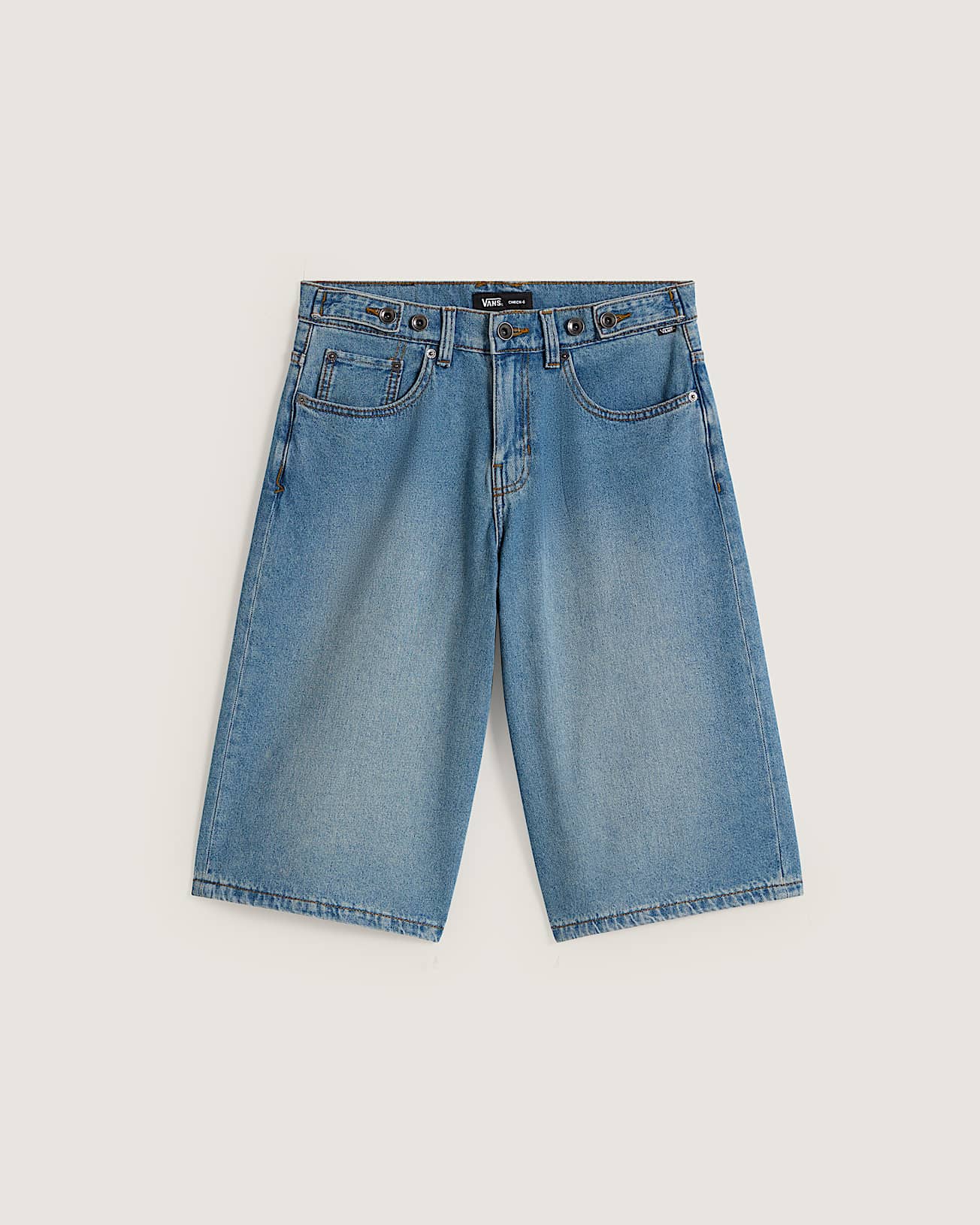 Vans Check-5 Baggy Denim Short Stone Wash / Blue (Youth)