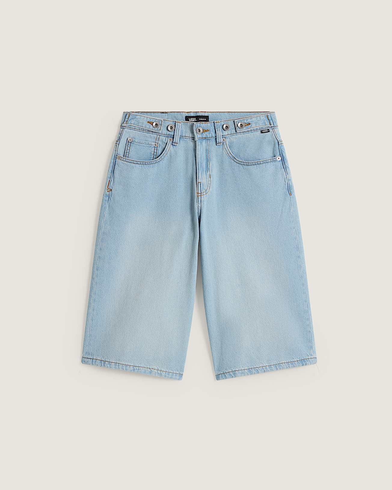 Vans Check-5 Baggy Denim Short Blue Ice (Youth)