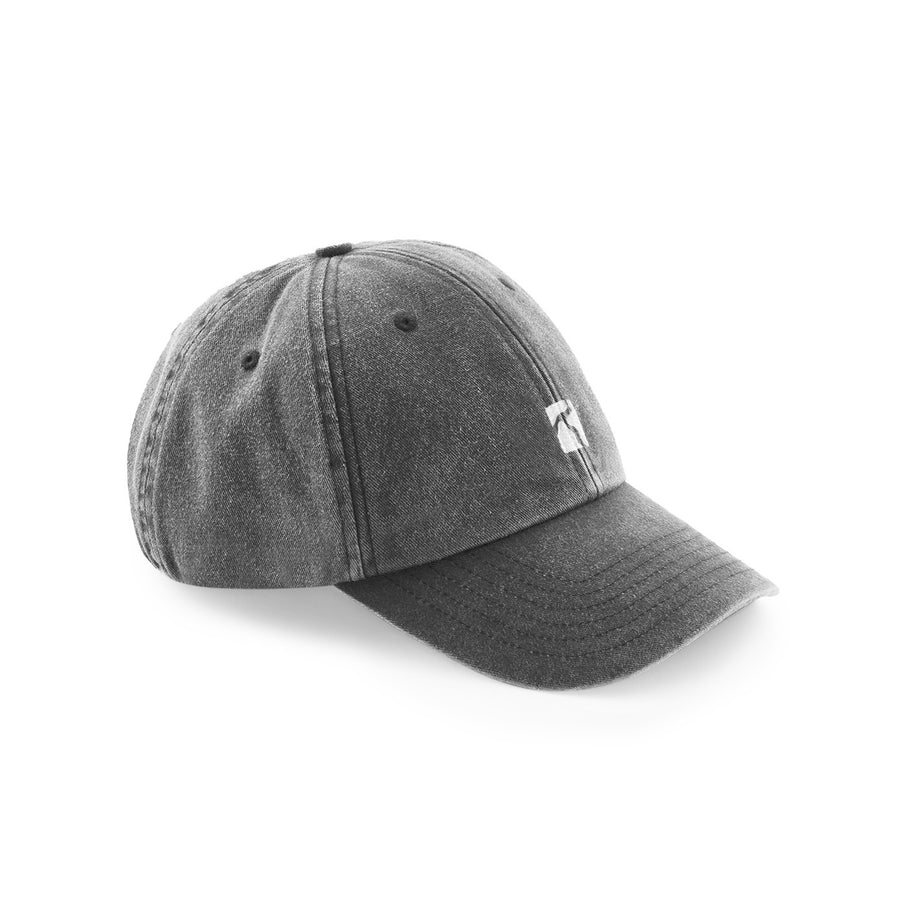 Poetic Classic Cap Washed Black Denim