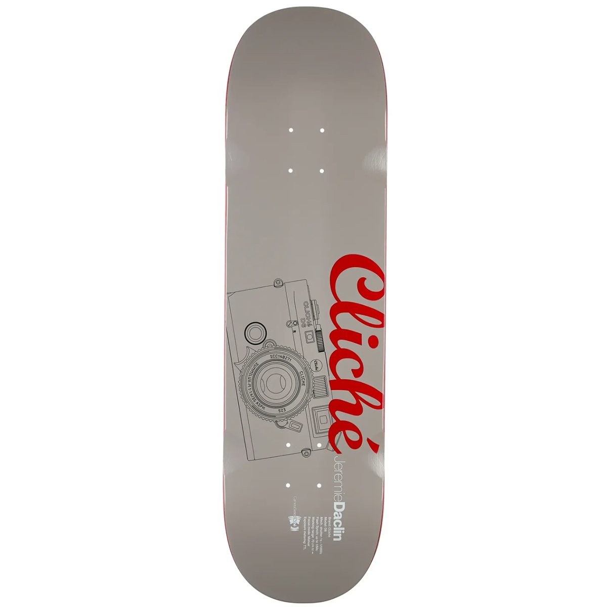 Cliché Jeremie Daclin Camera Deck Grey 8.5