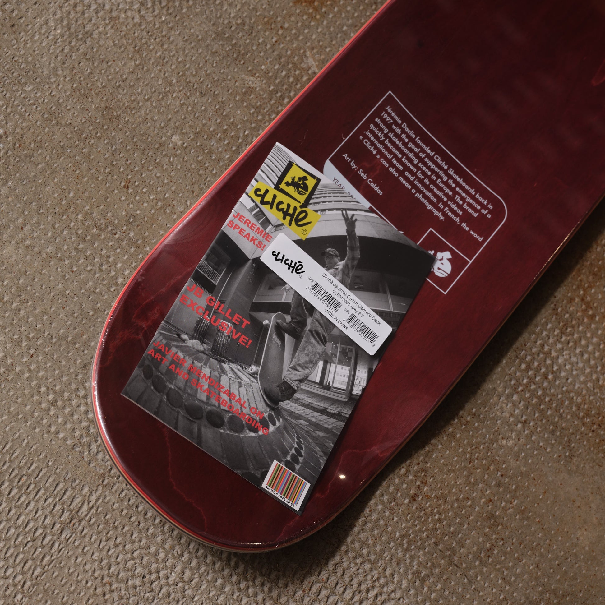 Cliché Jeremie Daclin Camera Deck Grey 8.5