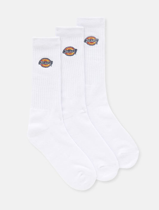 Dickies Valley Grove Socks 3-Pack White