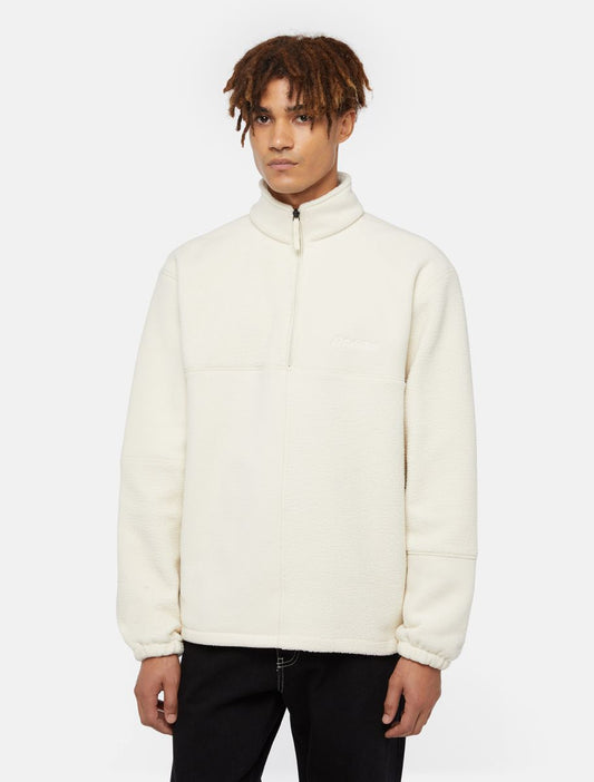 Dickies Pinesdale Quarter Zip Fleece White