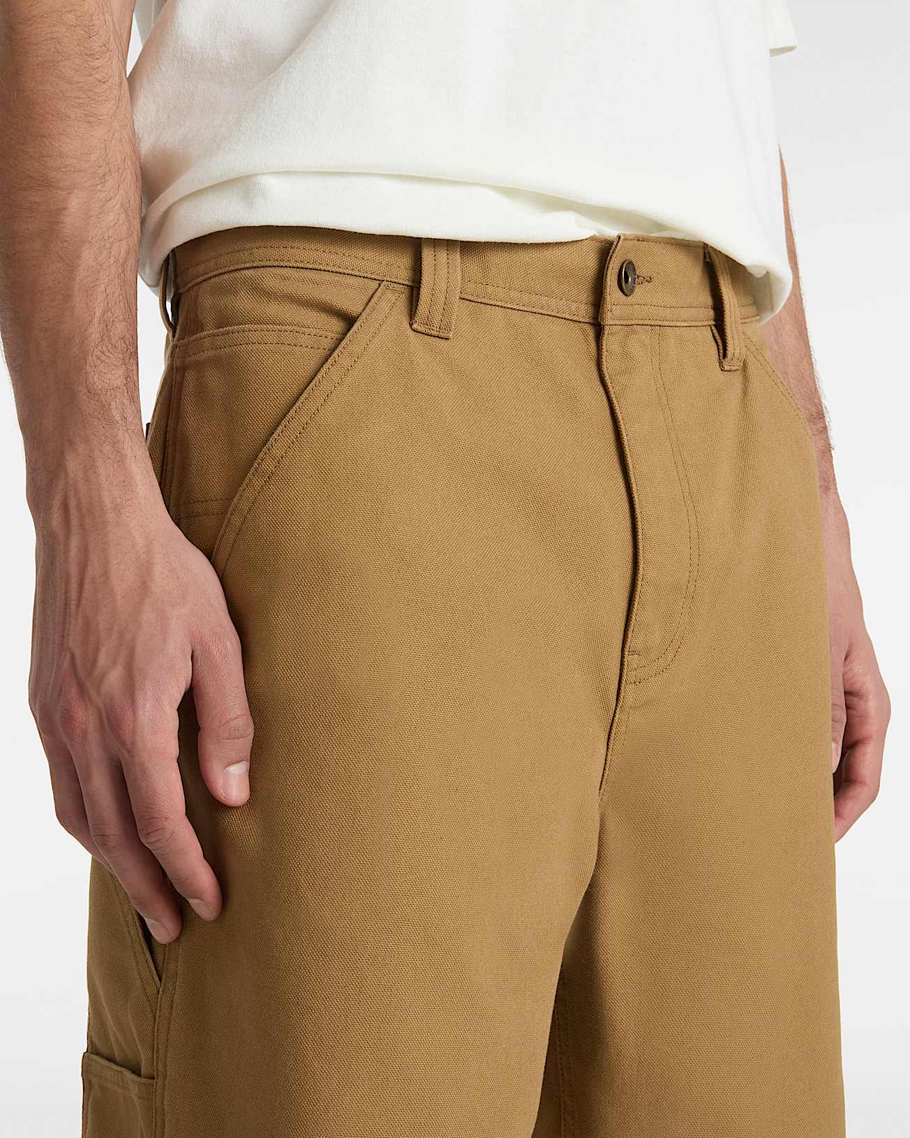 Vans Drill Chore Carpenter Canvas Short Dirt Brown