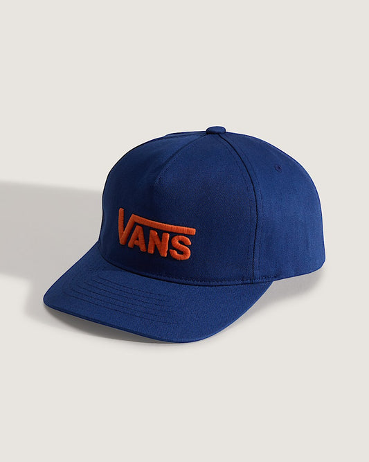 Vans Drop V Logo Snapback Cap Deep Indigo (One Size)