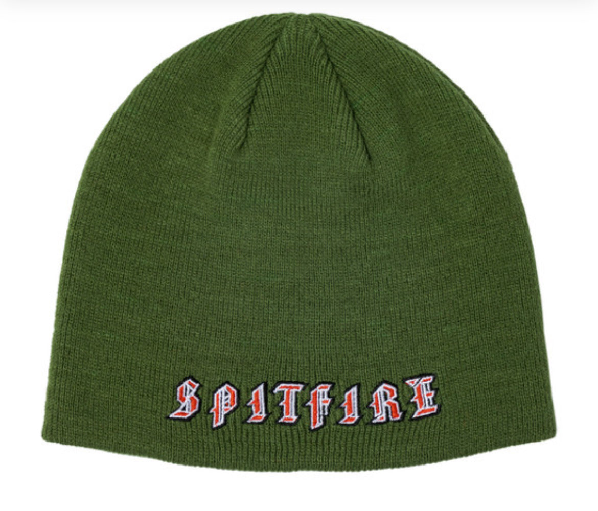Spitfire Old E Cuff Beanie Olive