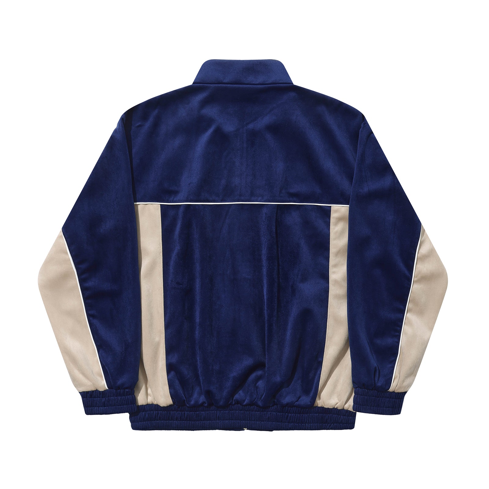 Helas Donny Tracksuit Jacket Navy/Beige