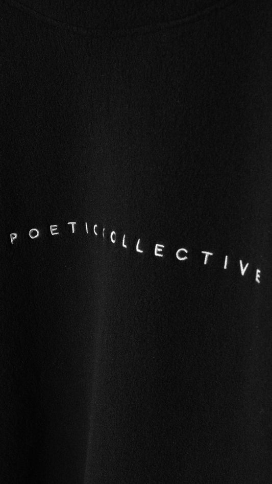 Poetic Fleece Hoodie Black