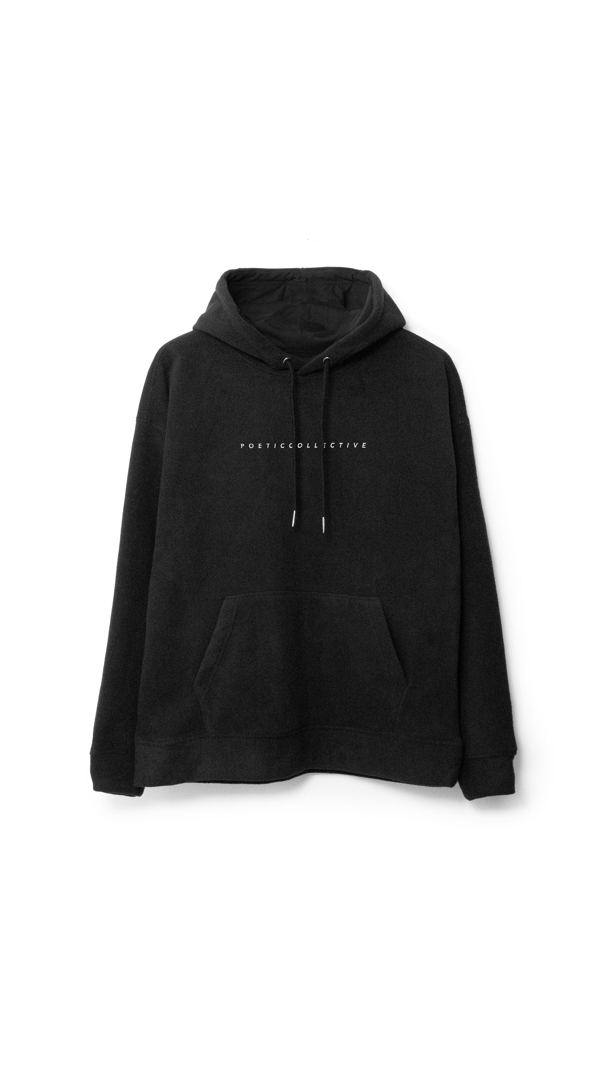 Poetic Fleece Hoodie Black