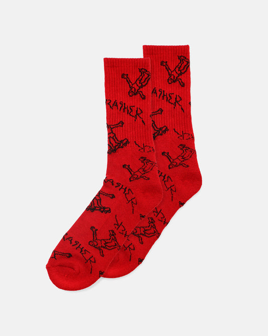 Thrasher Gonz Crew Socks Red / Black