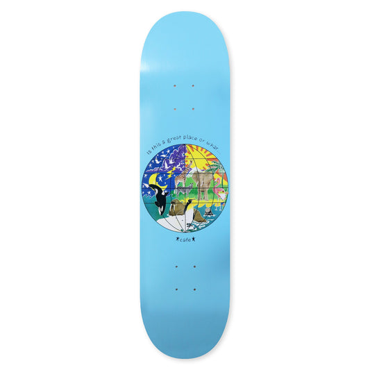 Skateboard Café - Great Place Blue 8.125