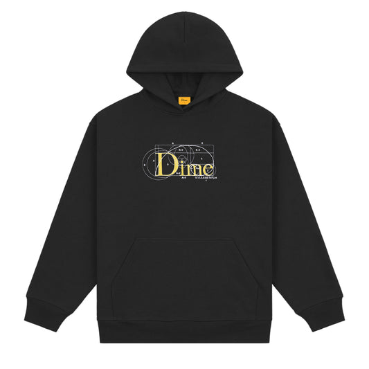 Dime Classic Ratio Hoodie Black