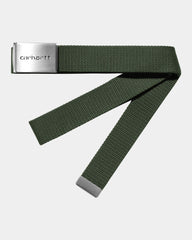 Carhartt WIP Clip Belt Chrome Opuntia