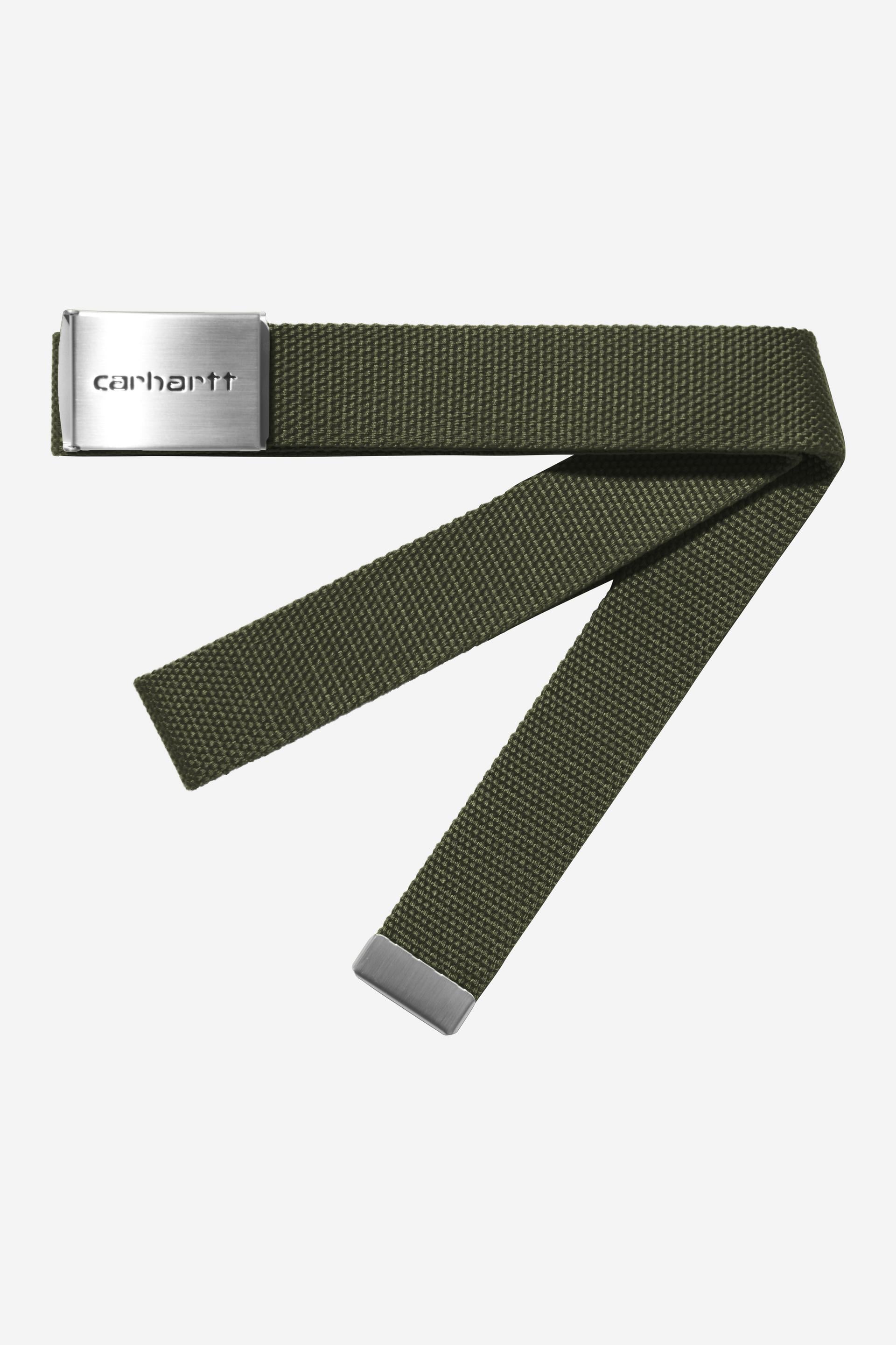 Carhartt WIP Clip Belt Chrome Office Green