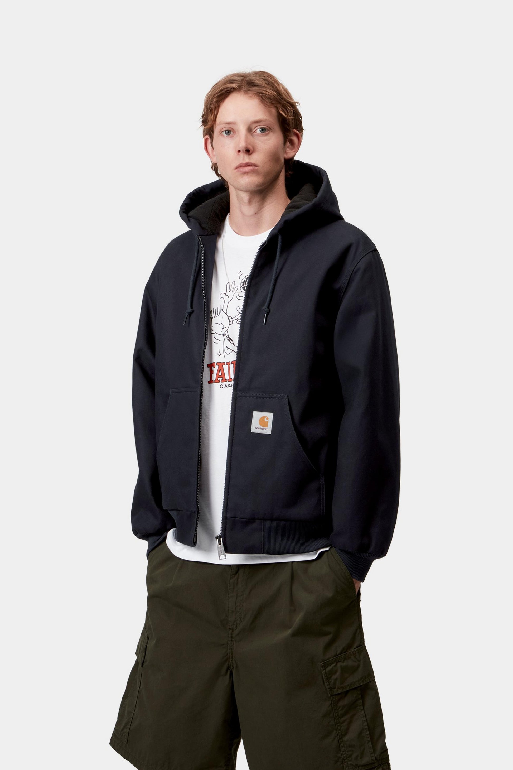 Carhartt WIP Active Jacket Dark Navy Rigid