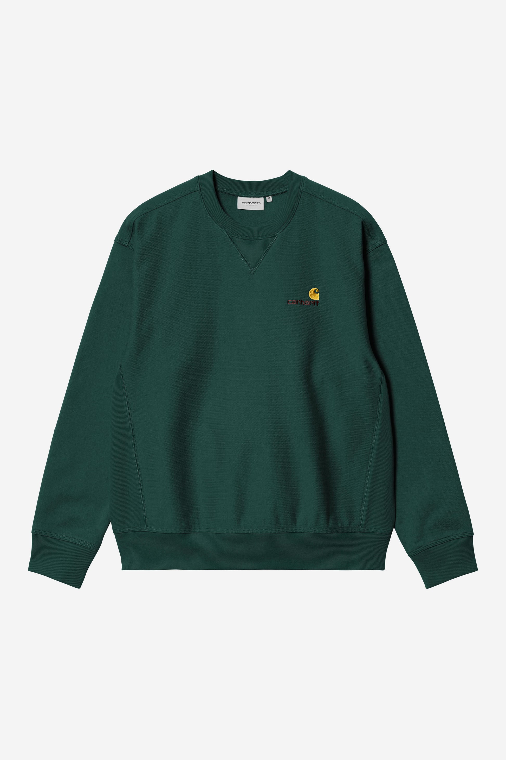 Carhartt WIP American Script Sweat Dark Fir