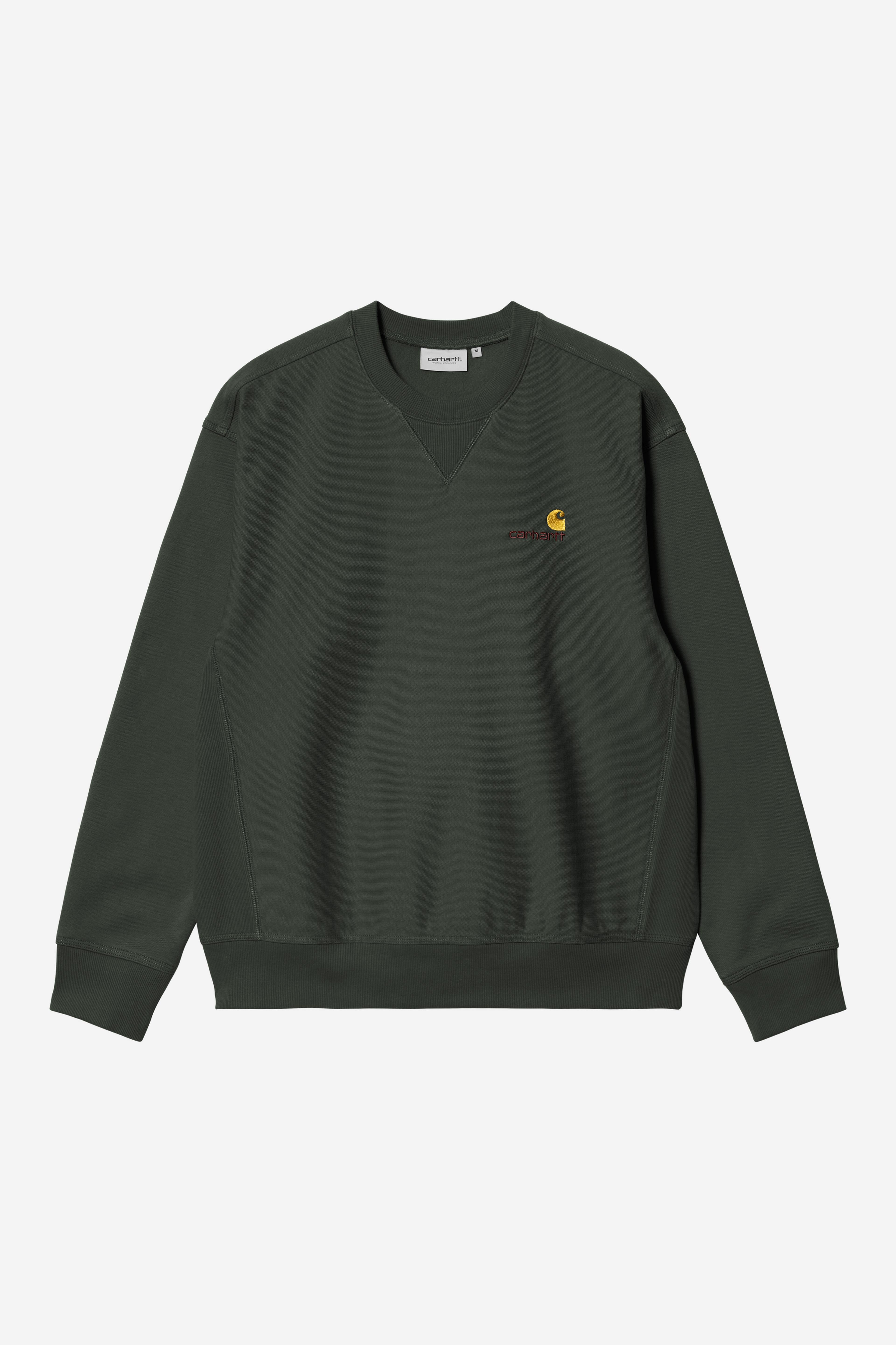 Carhartt WIP American Script Sweat Raven Green