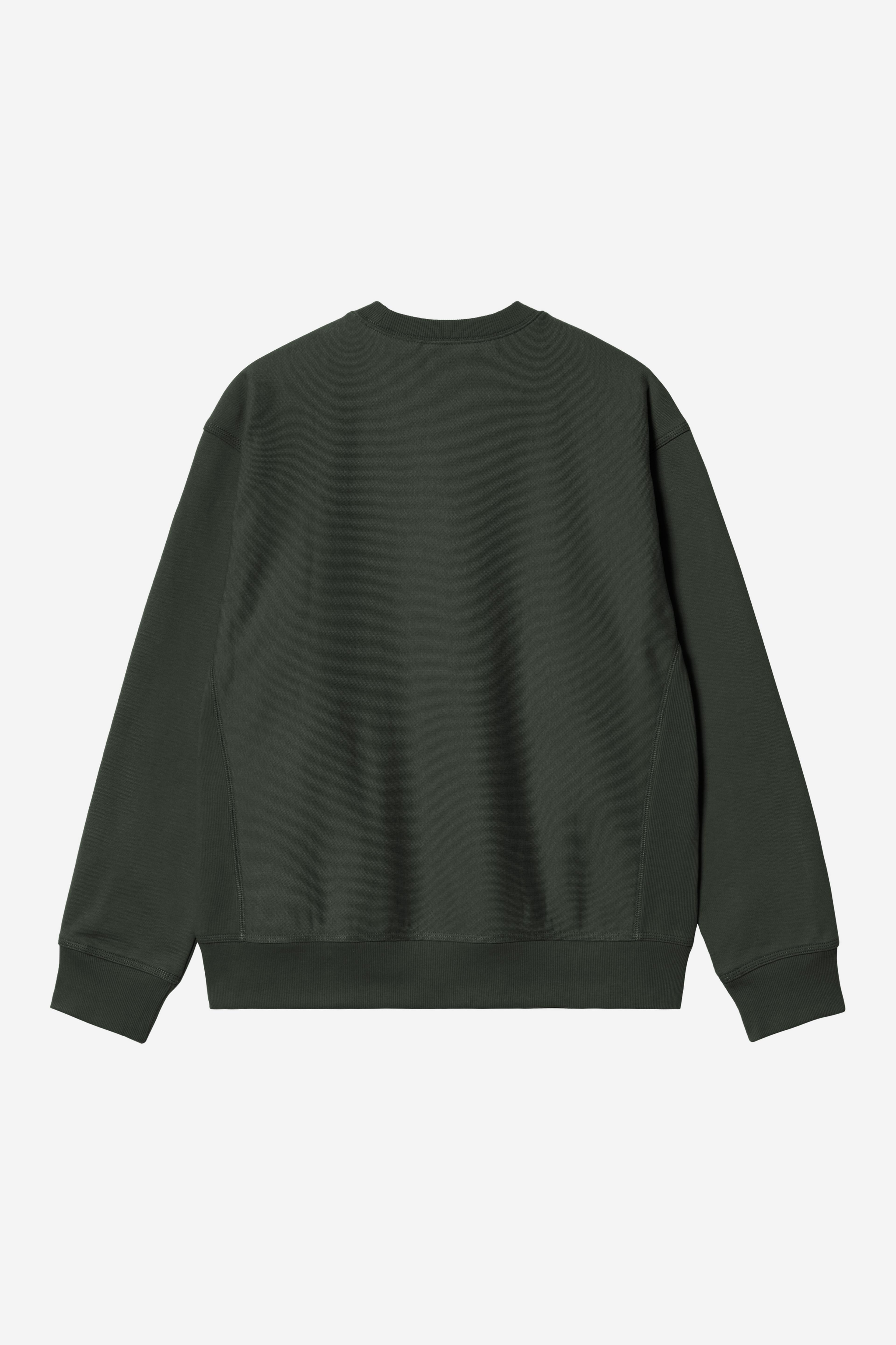 Carhartt WIP American Script Sweat Raven Green