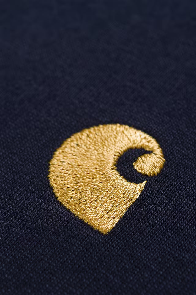 Carhartt WIP  S/S Chase T-Shirt Dark Navy / Gold