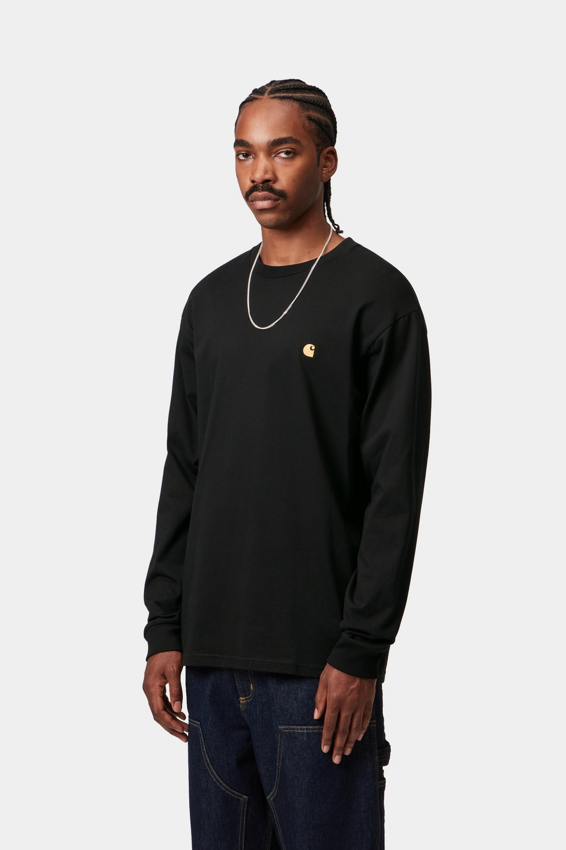 Carhartt Chase Longsleeve Black / Gold
