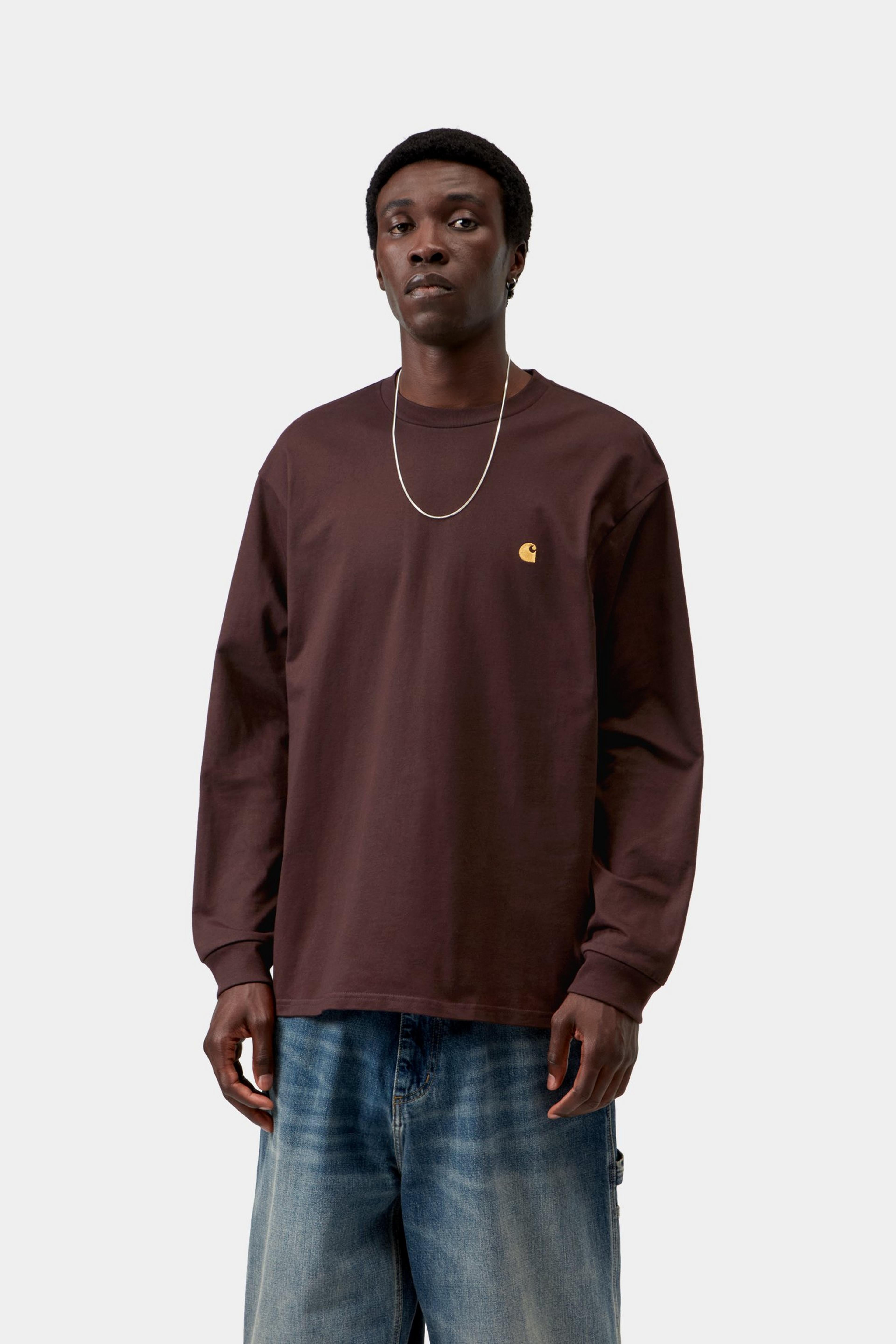 Carhartt Chase Longsleeve Palisander / Gold
