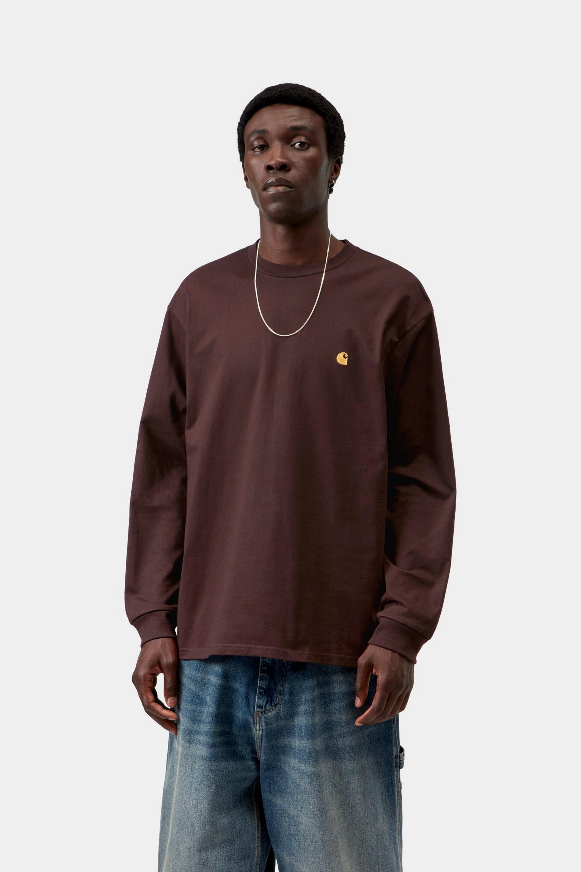 Carhartt Chase Longsleeve Palisander / Gold