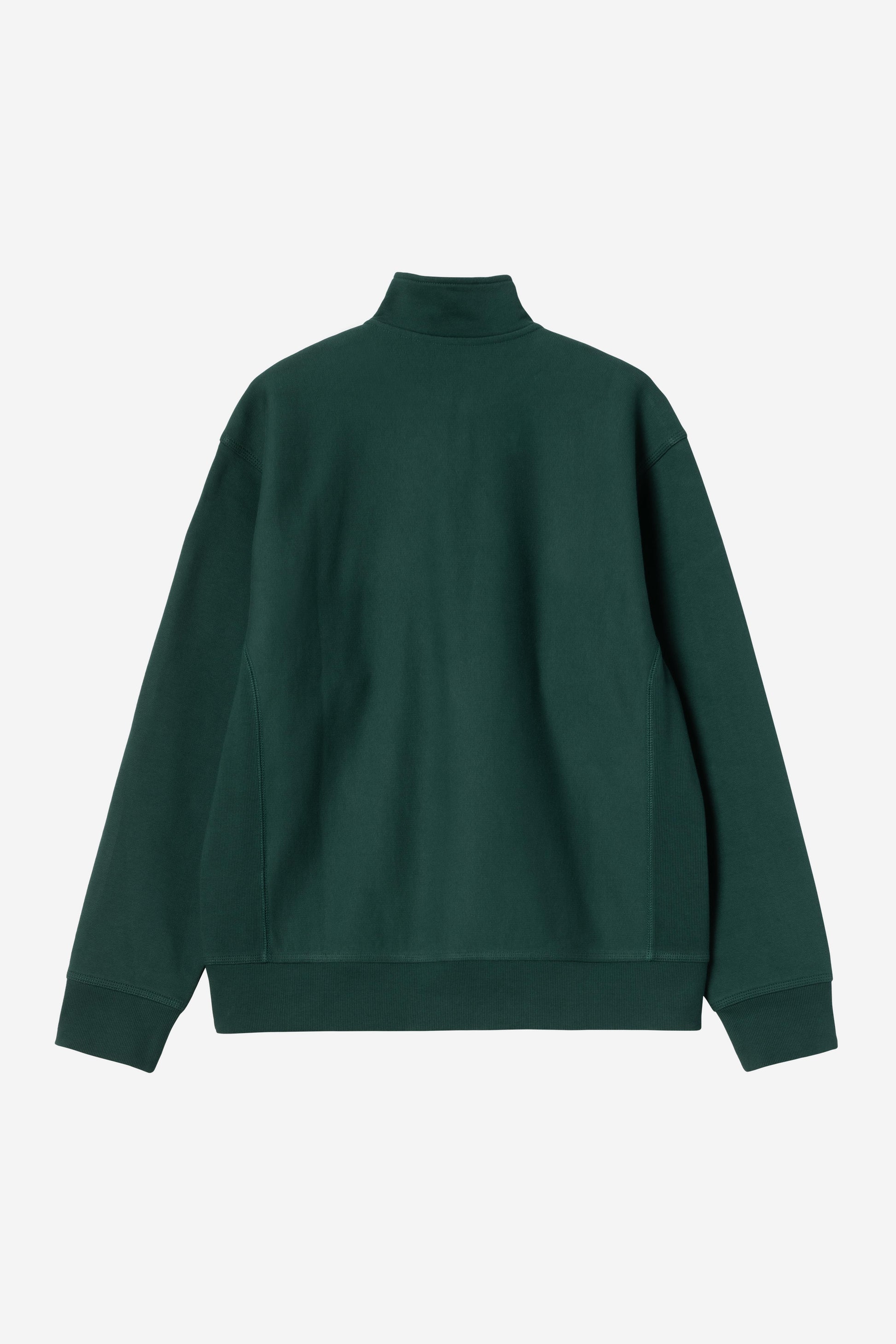 Carhartt Half Zip American Script Sweat Dark Fir