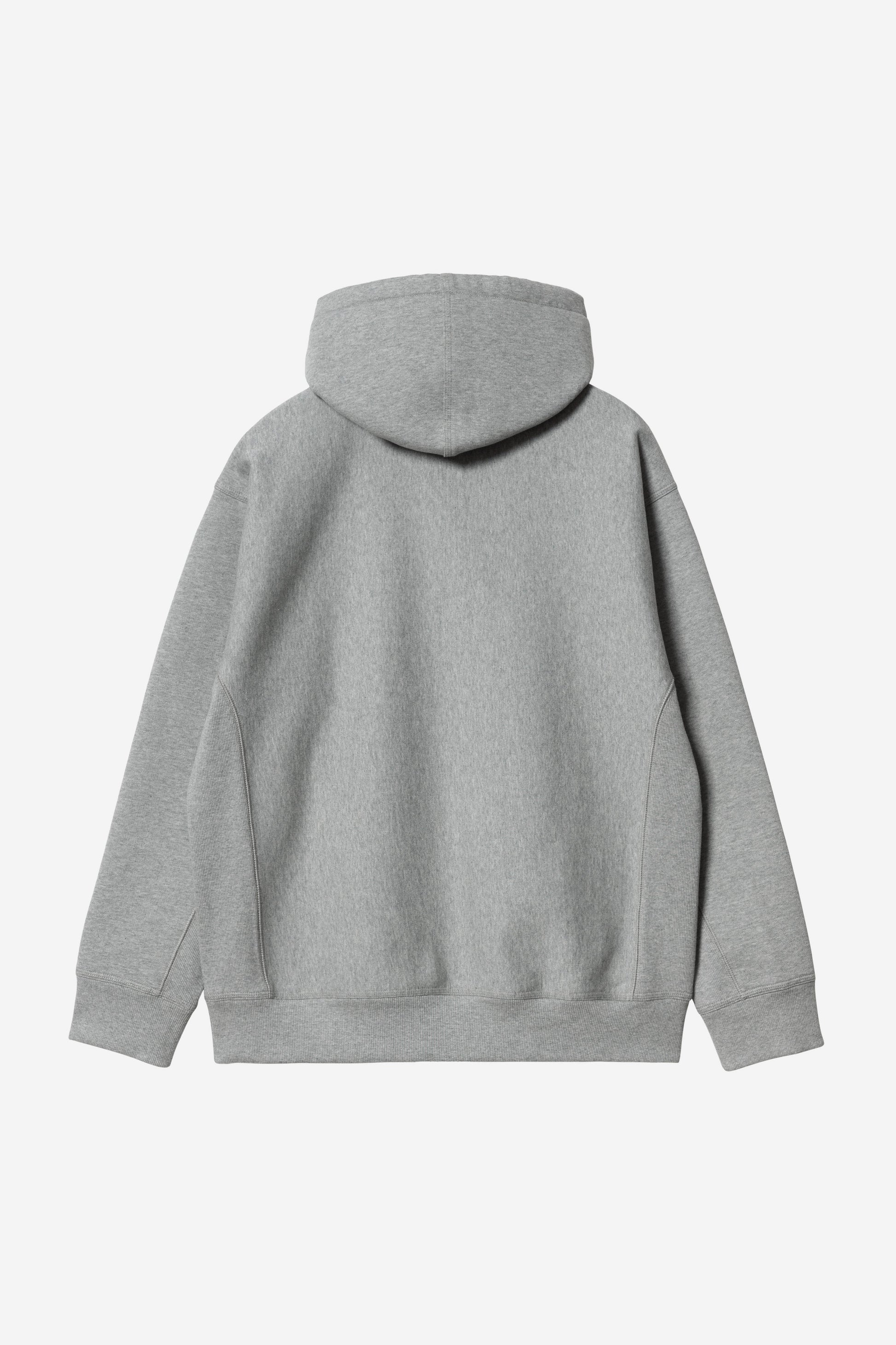 Carhartt Hooded American Script Sweat Grey Heather