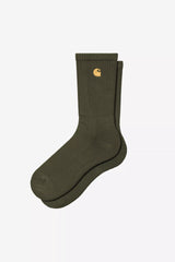 Carhartt WIP Chase Socks Olive / Gold