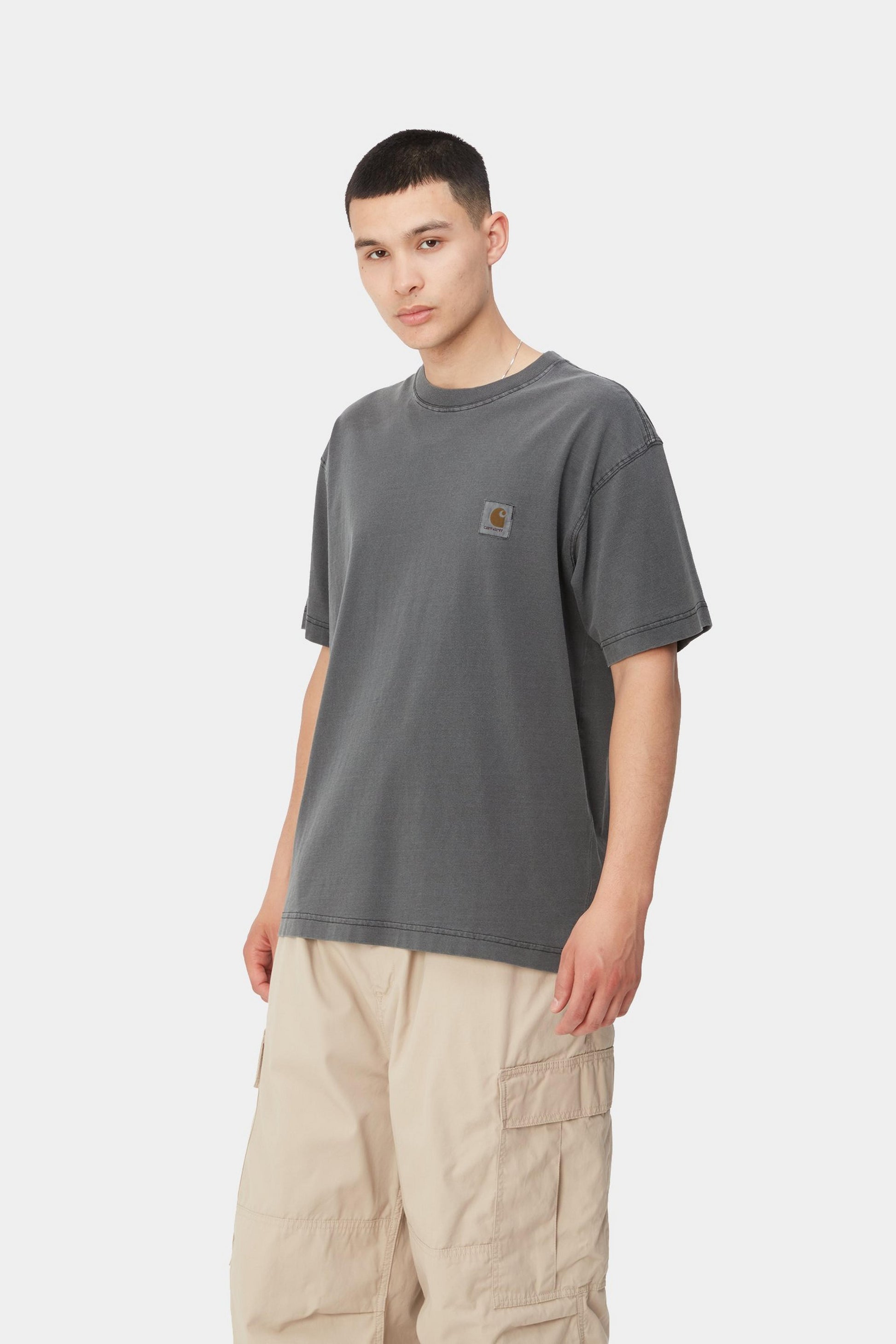 Carhartt WIP S/S Nelson Tee Black (Garment Dyed)