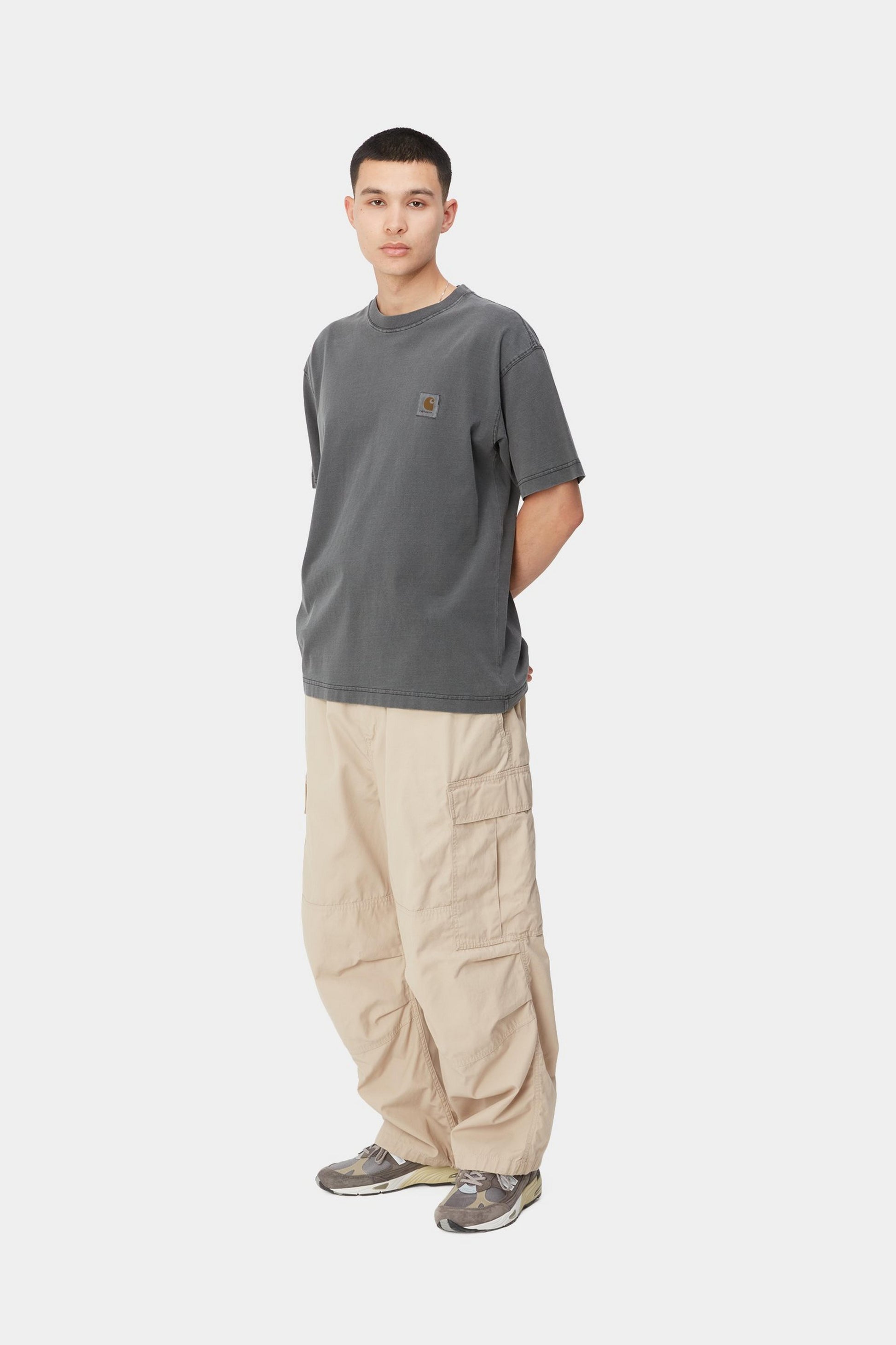 Carhartt WIP S/S Nelson Tee Black (Garment Dyed)