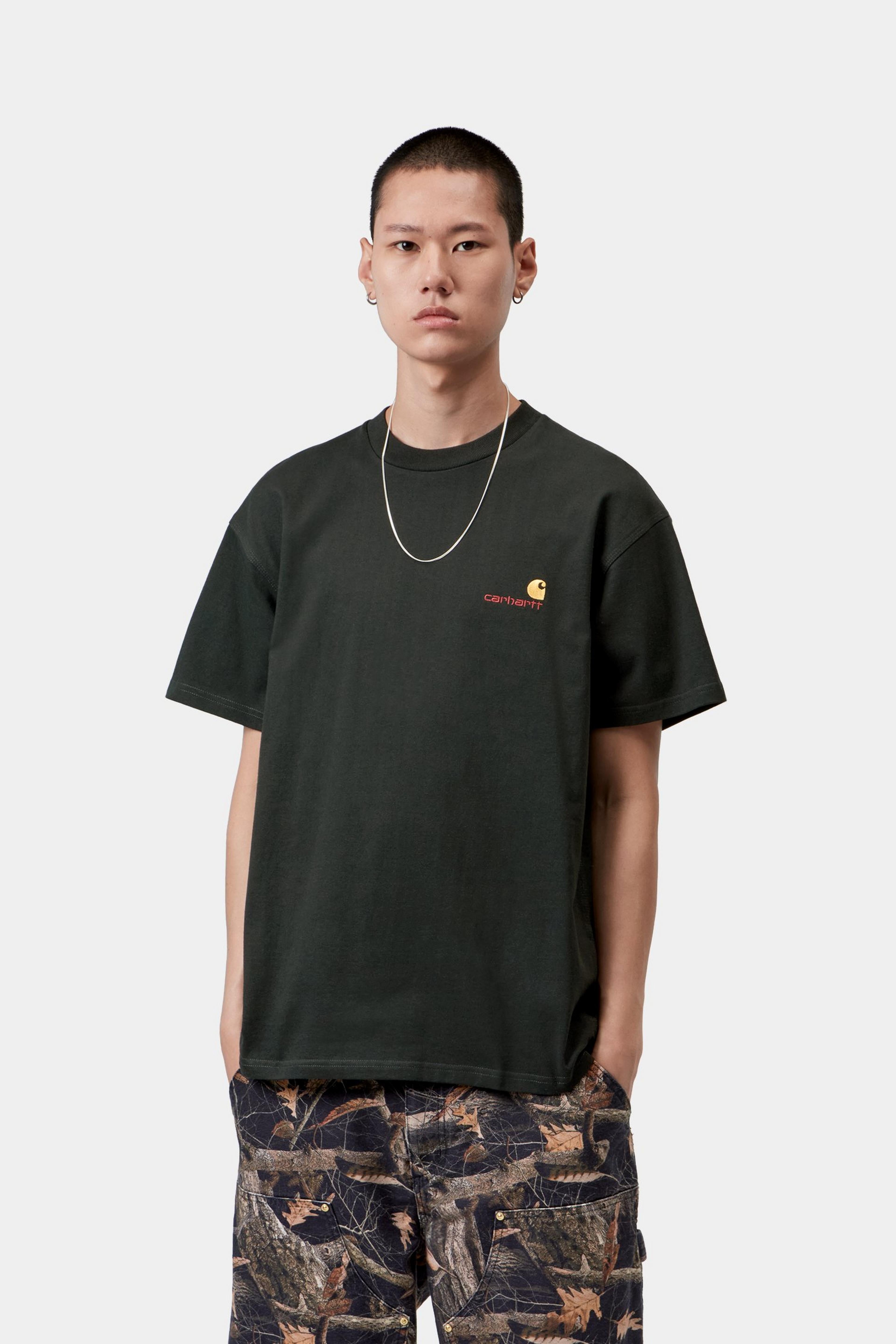 Carhartt WIP American Script Tee Raven