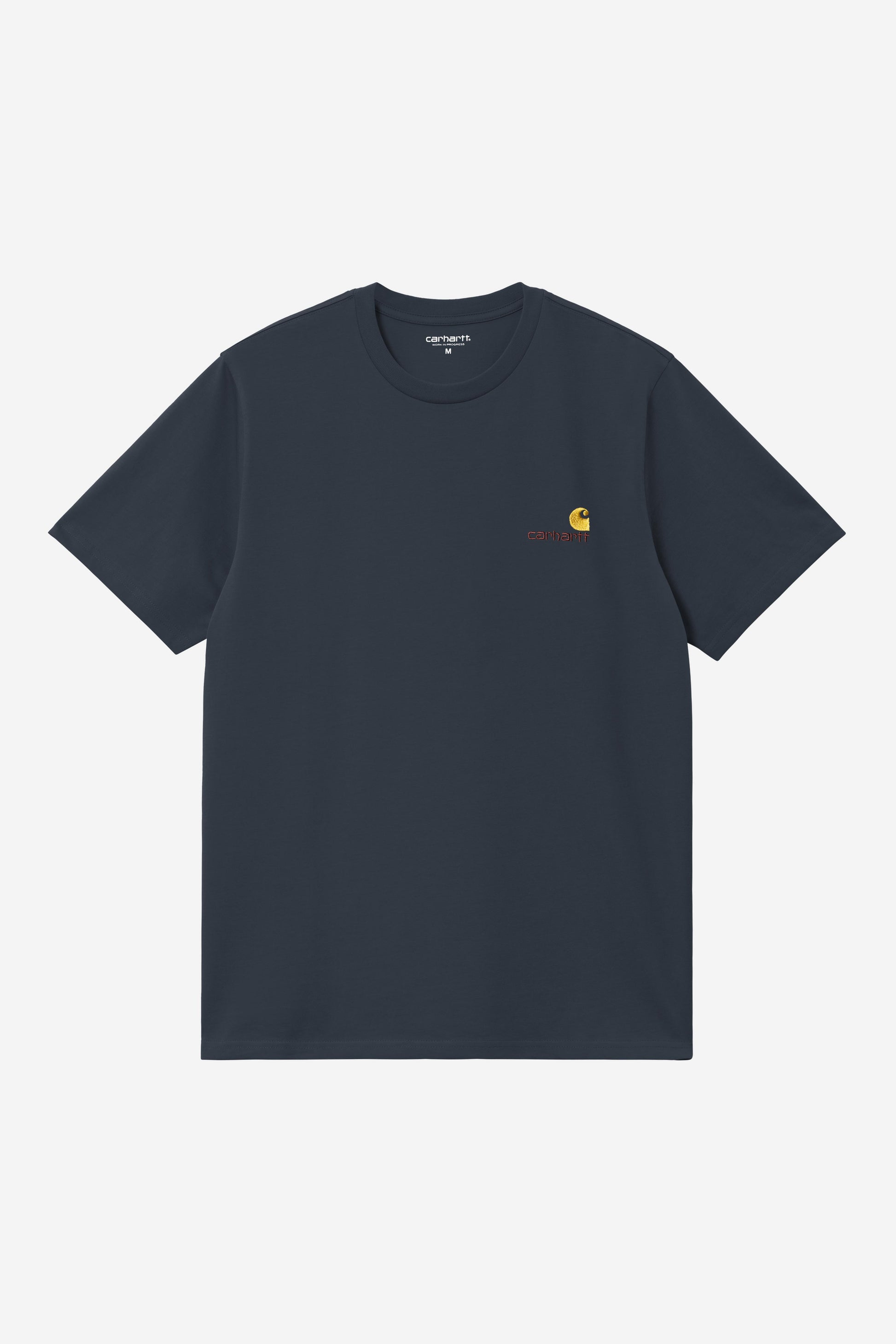 Carhartt WIP American Script Tee Deep Night