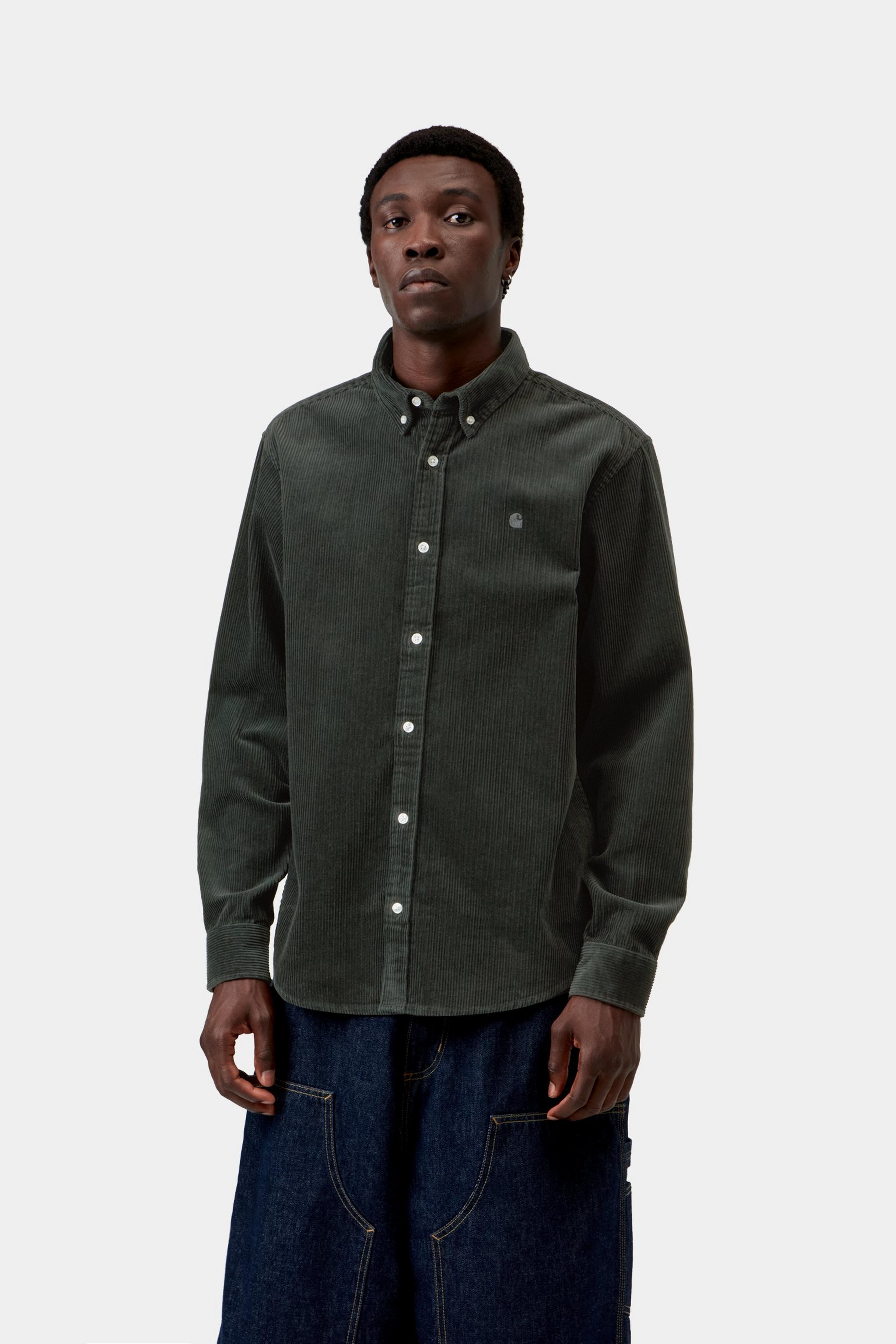 Carhartt L/S Madison Cord Shirt Raven