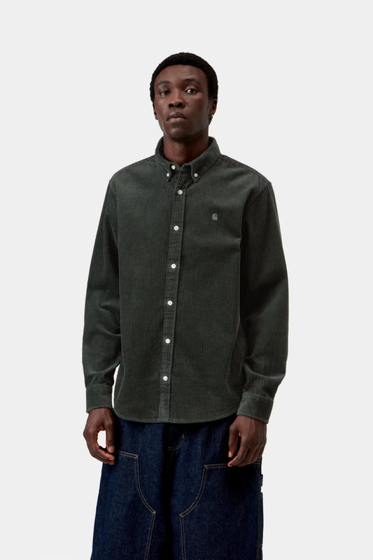 Carhartt L/S Madison Cord Shirt Raven