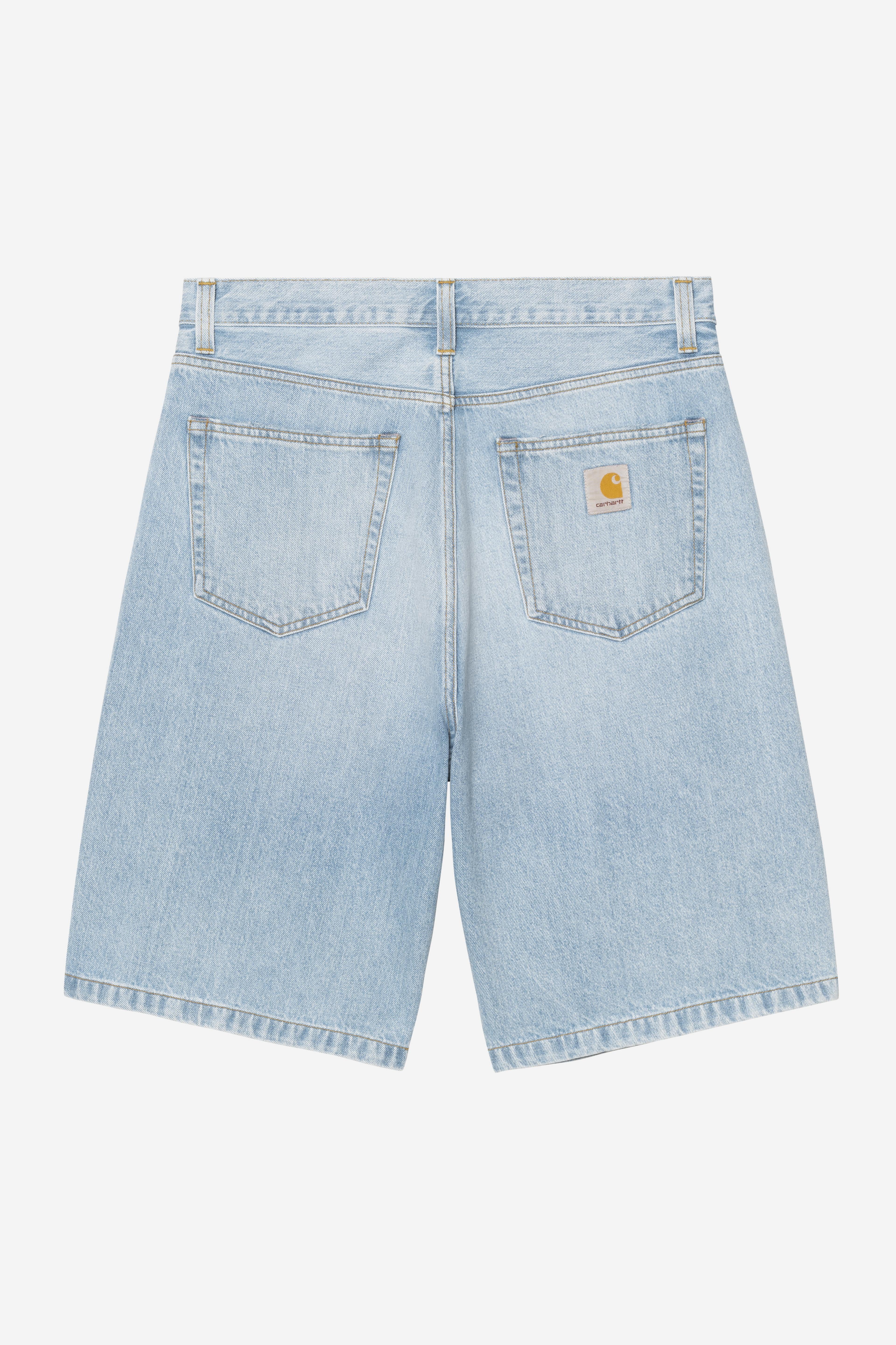 Carhartt WIP Landon Denim Short Blue Heavy Worn Bleached