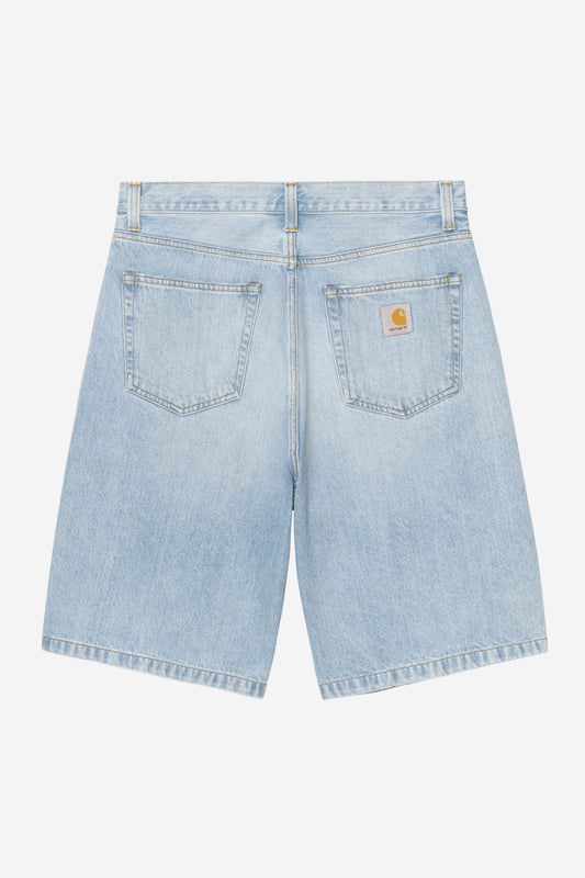 Carhartt WIP Landon Denim Short Blue Heavy Worn Bleached