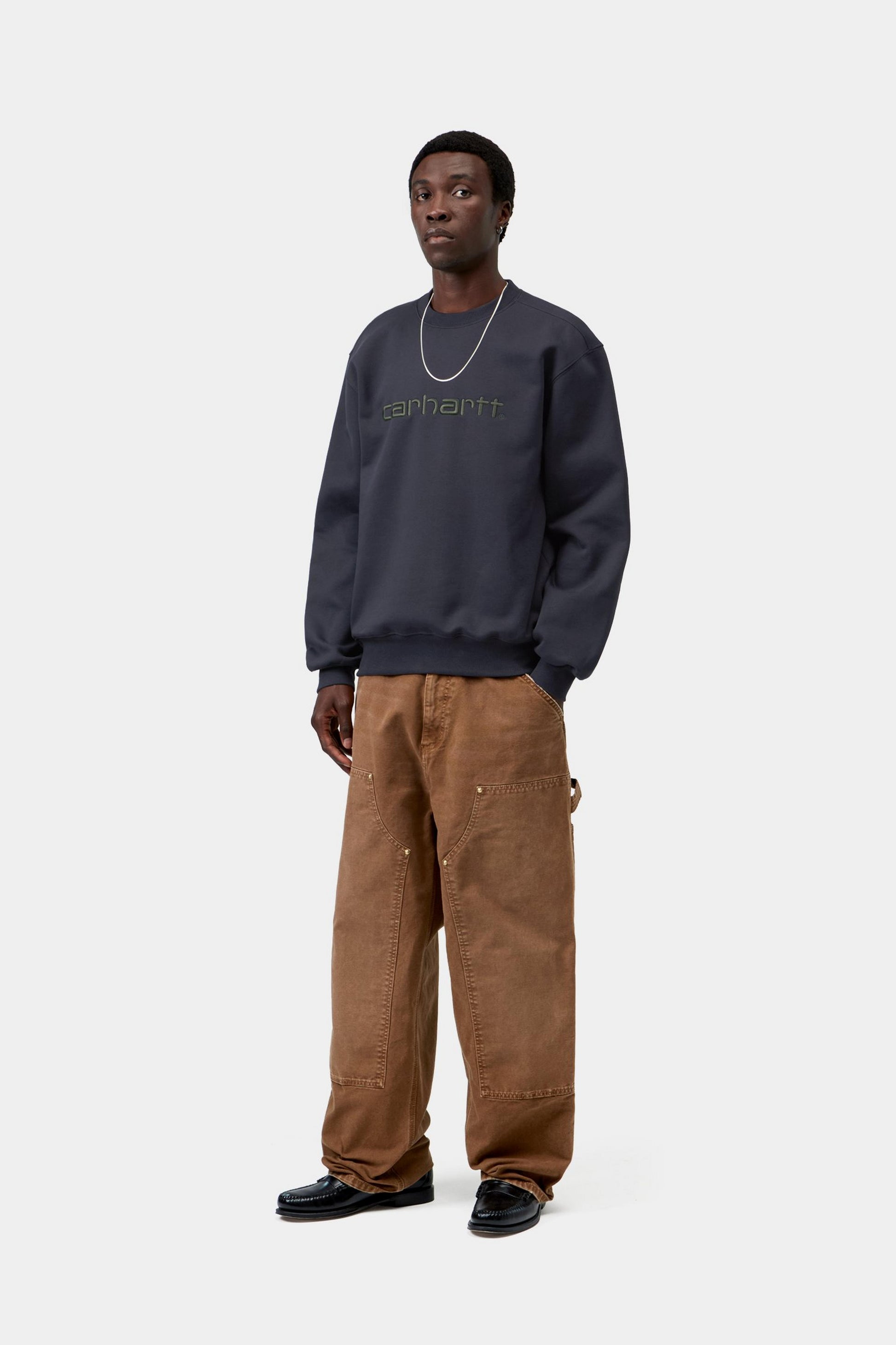 Carhartt WIP Carhartt Sweat Dark Navy / Dark Scarab