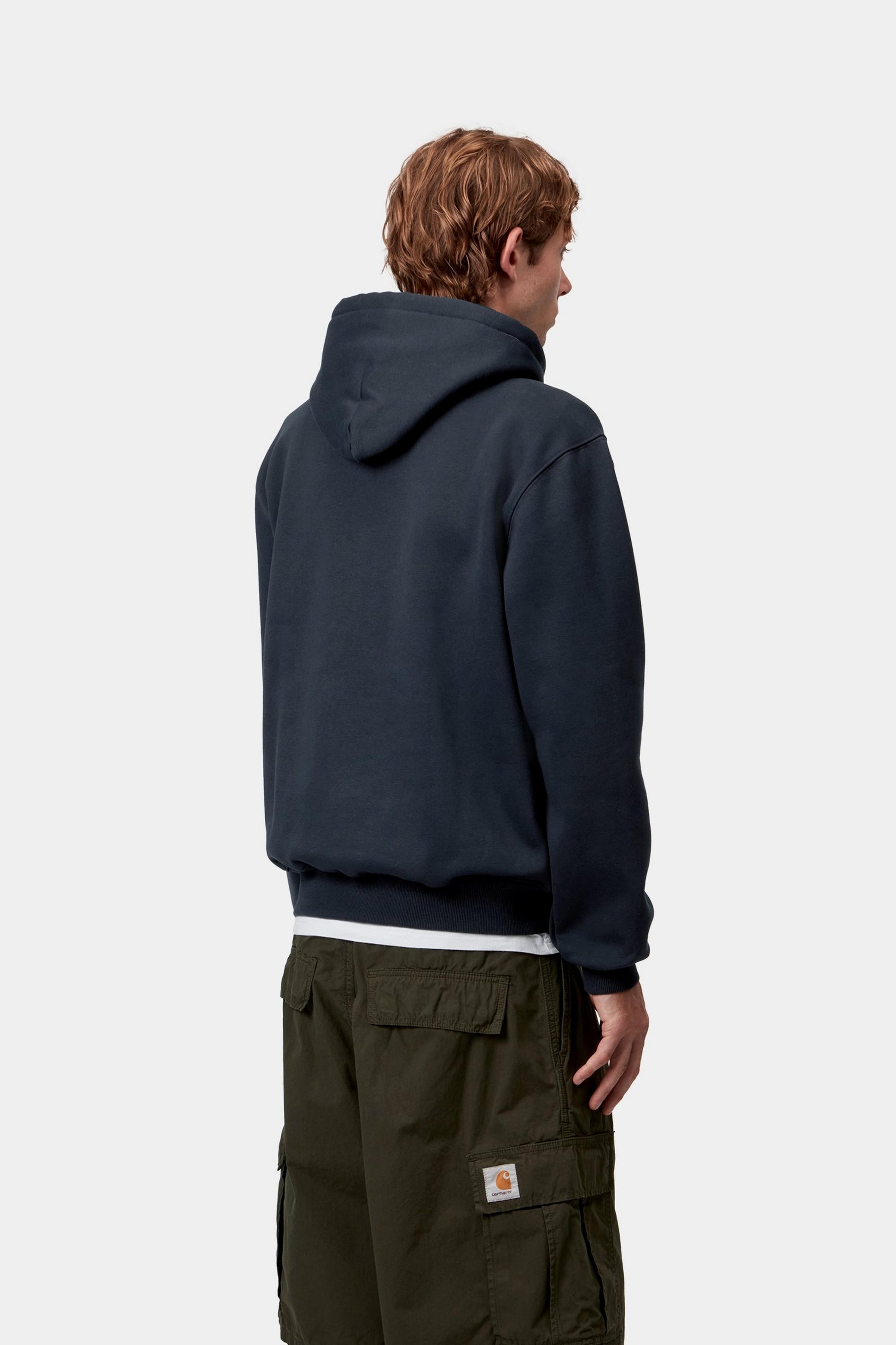Carhartt WIP Hooded Sweat Deep Night / Palisander