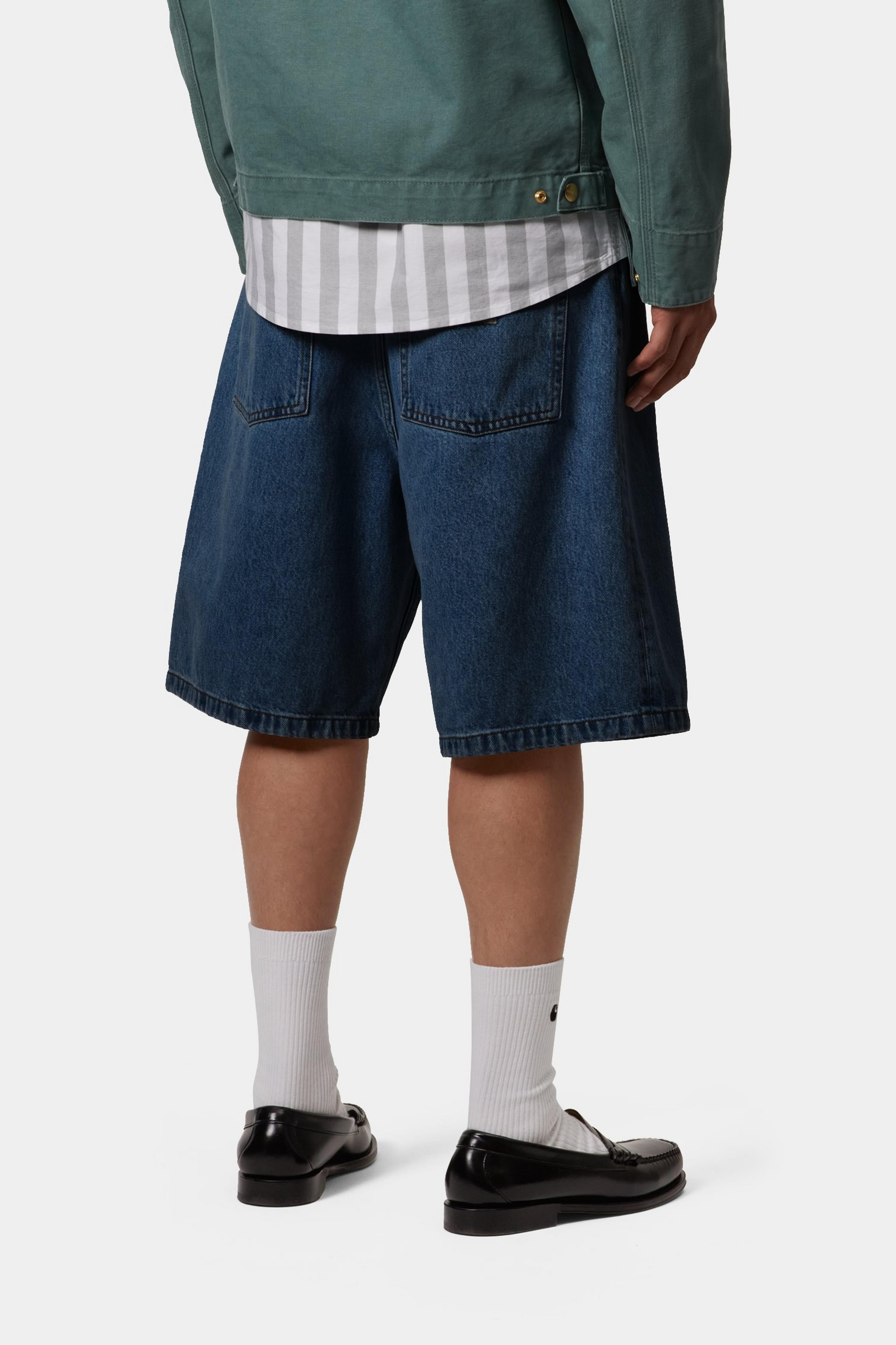 Carhartt WIP Brandon Short Denim Blue Stone Washed