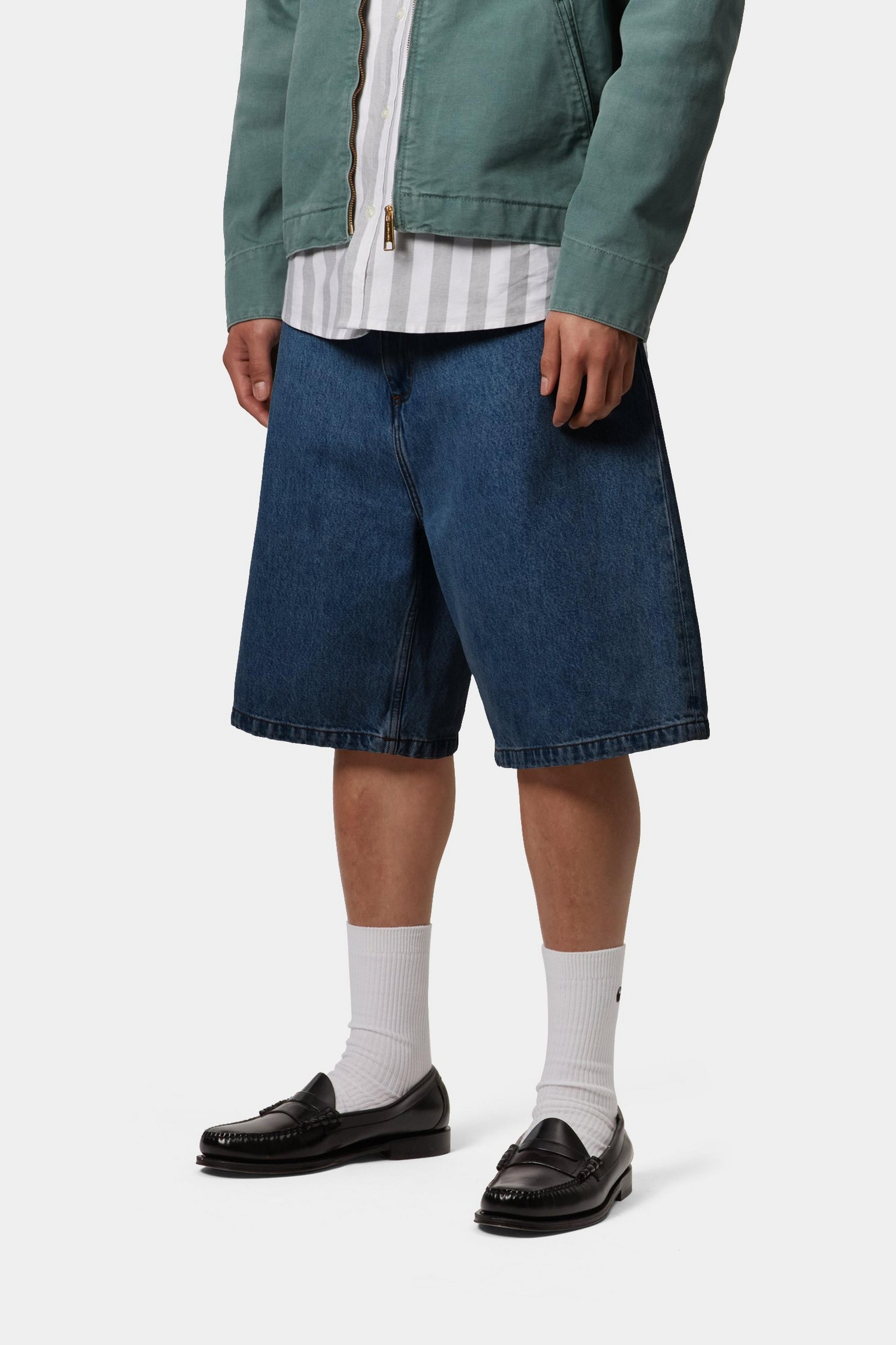 Carhartt WIP Brandon Short Denim Blue Stone Washed