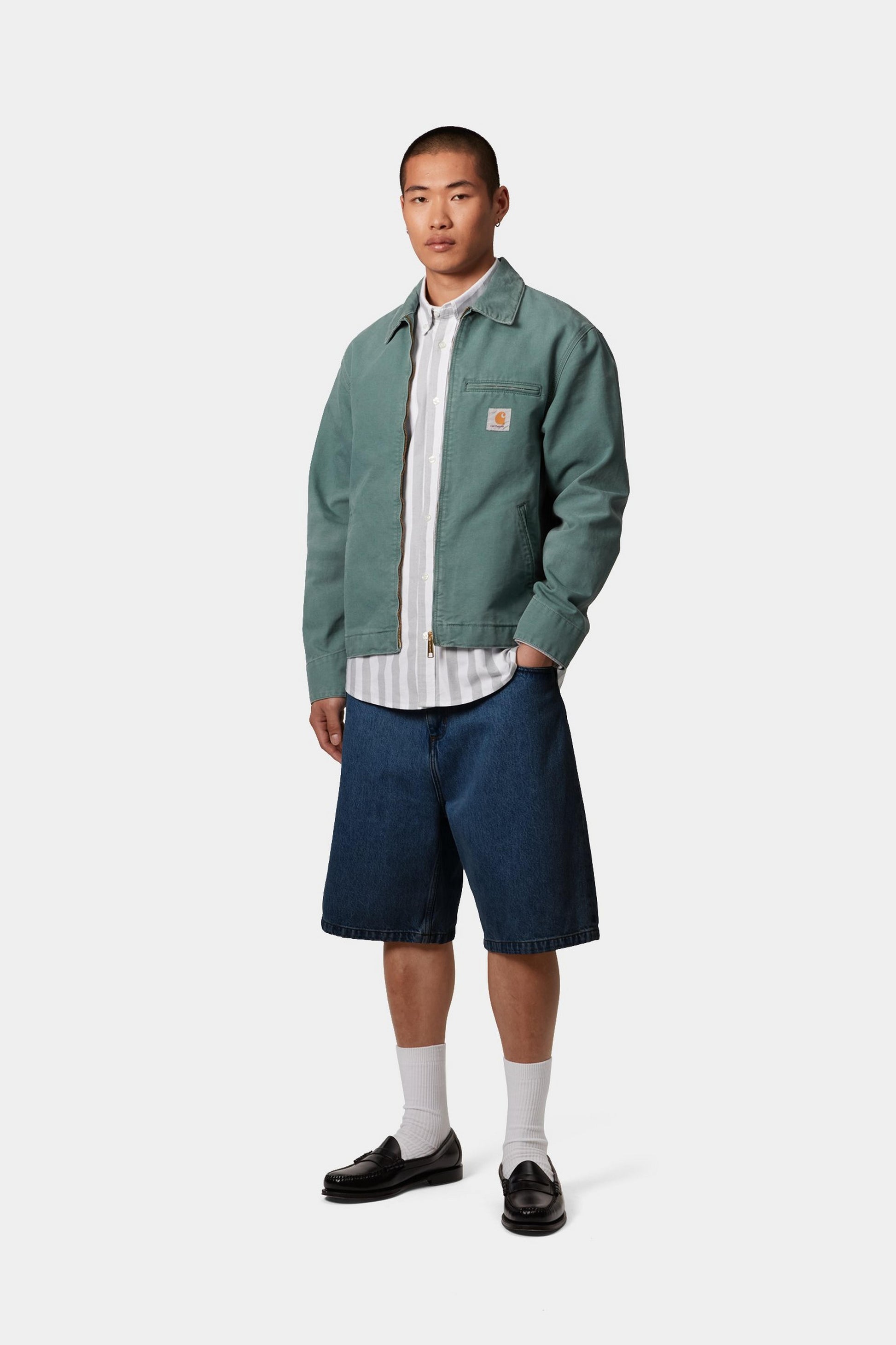 Carhartt WIP Brandon Short Denim Blue Stone Washed