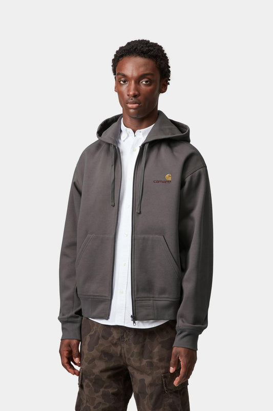 Carhartt WIP Hooded American Script Jacket Porphyry