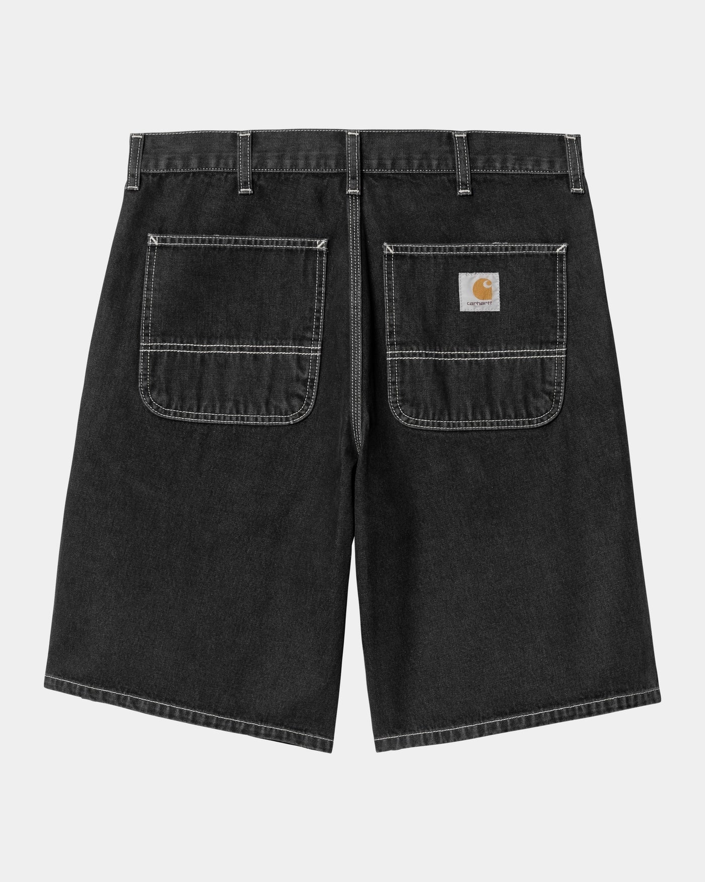 Carhartt WIP Simple Short Denim Black Heavy Stone Washed curbskateshop