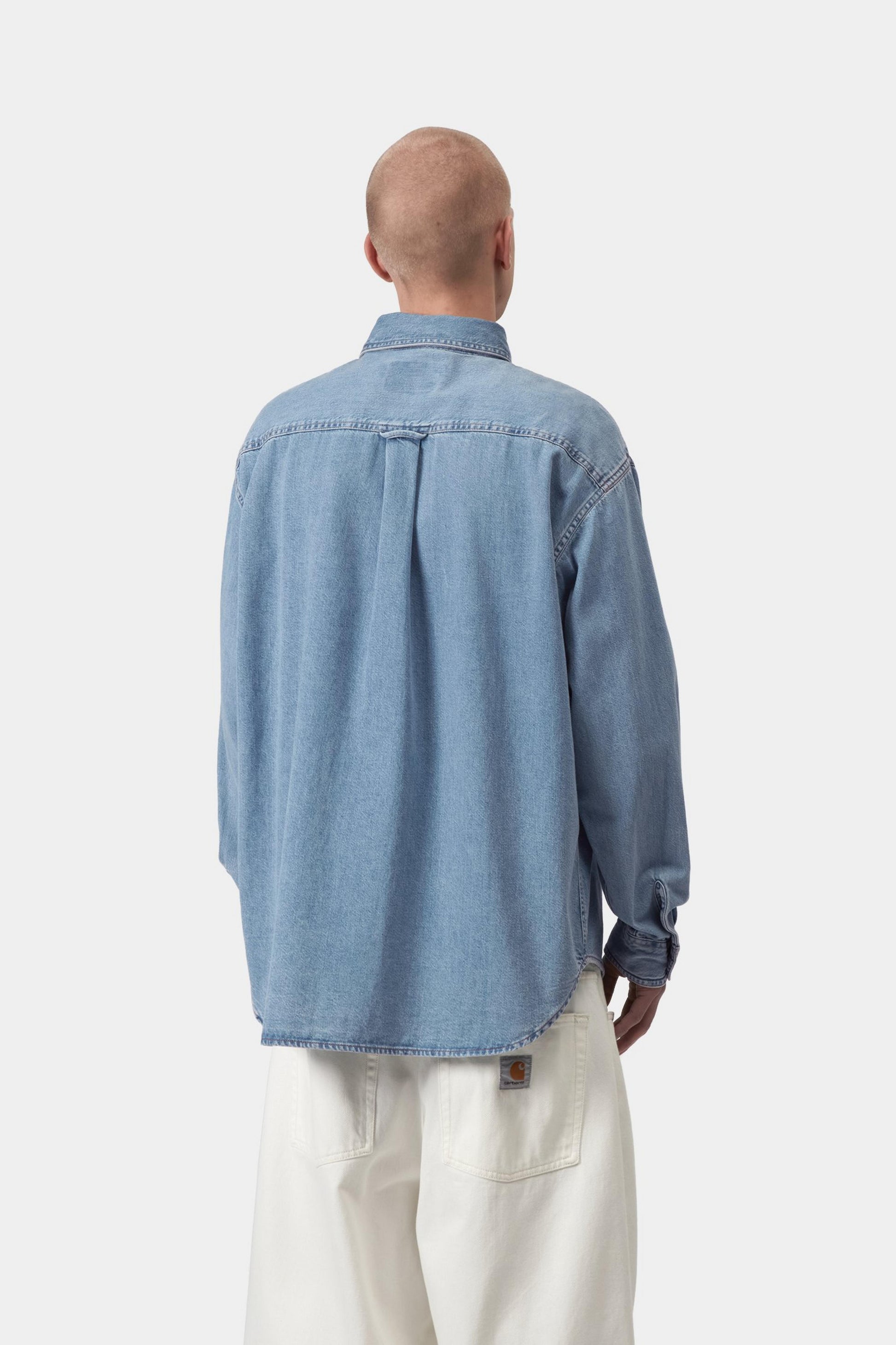 Carhartt WIP L/S Lucas Shirt Blue