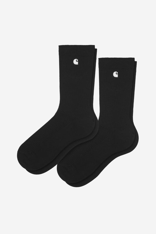 Carhartt Madison 2-Pack Socks (2 Pairs) Black/White
