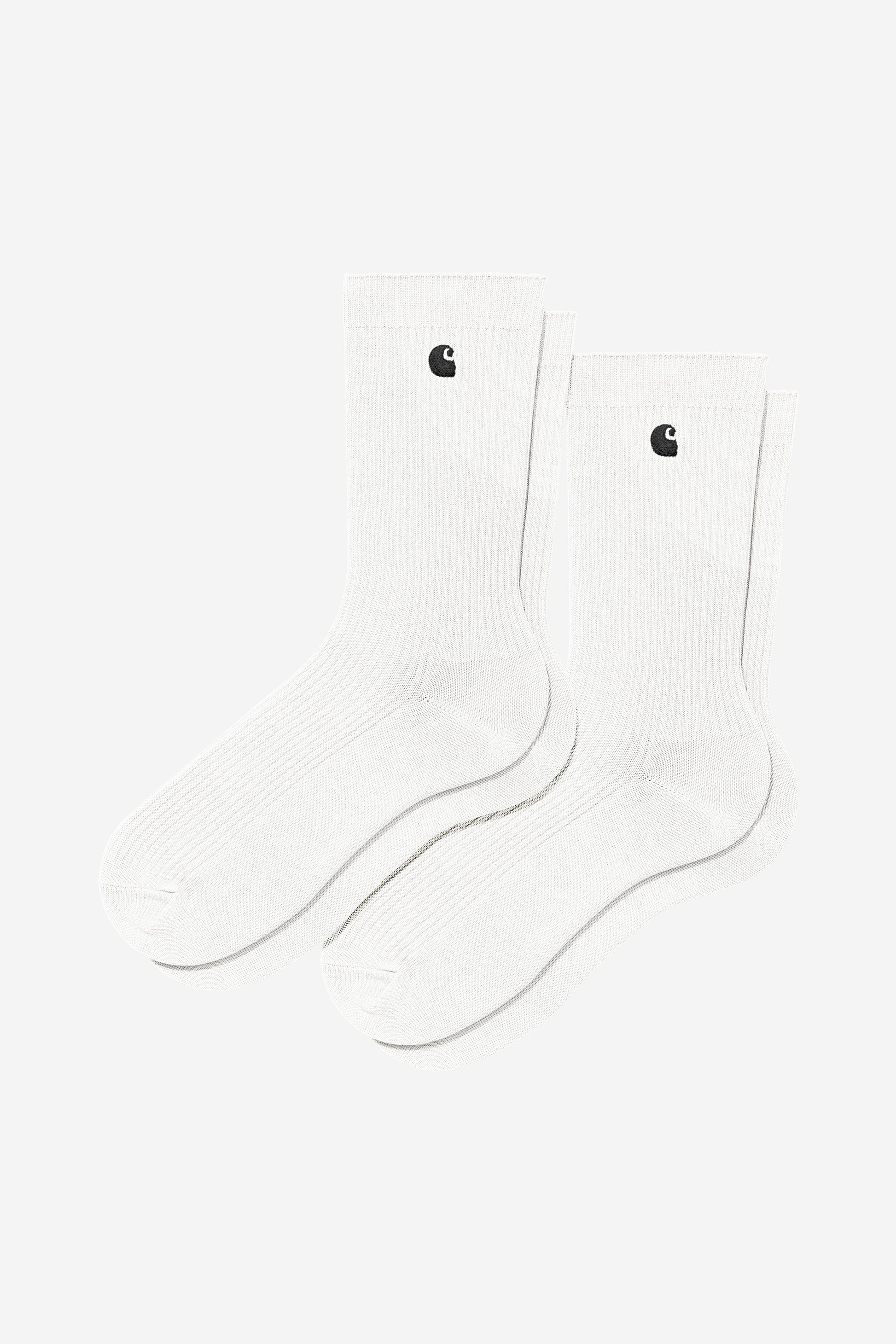 Carhartt Madison 2-Pack Socks (2 Pairs) White/Black