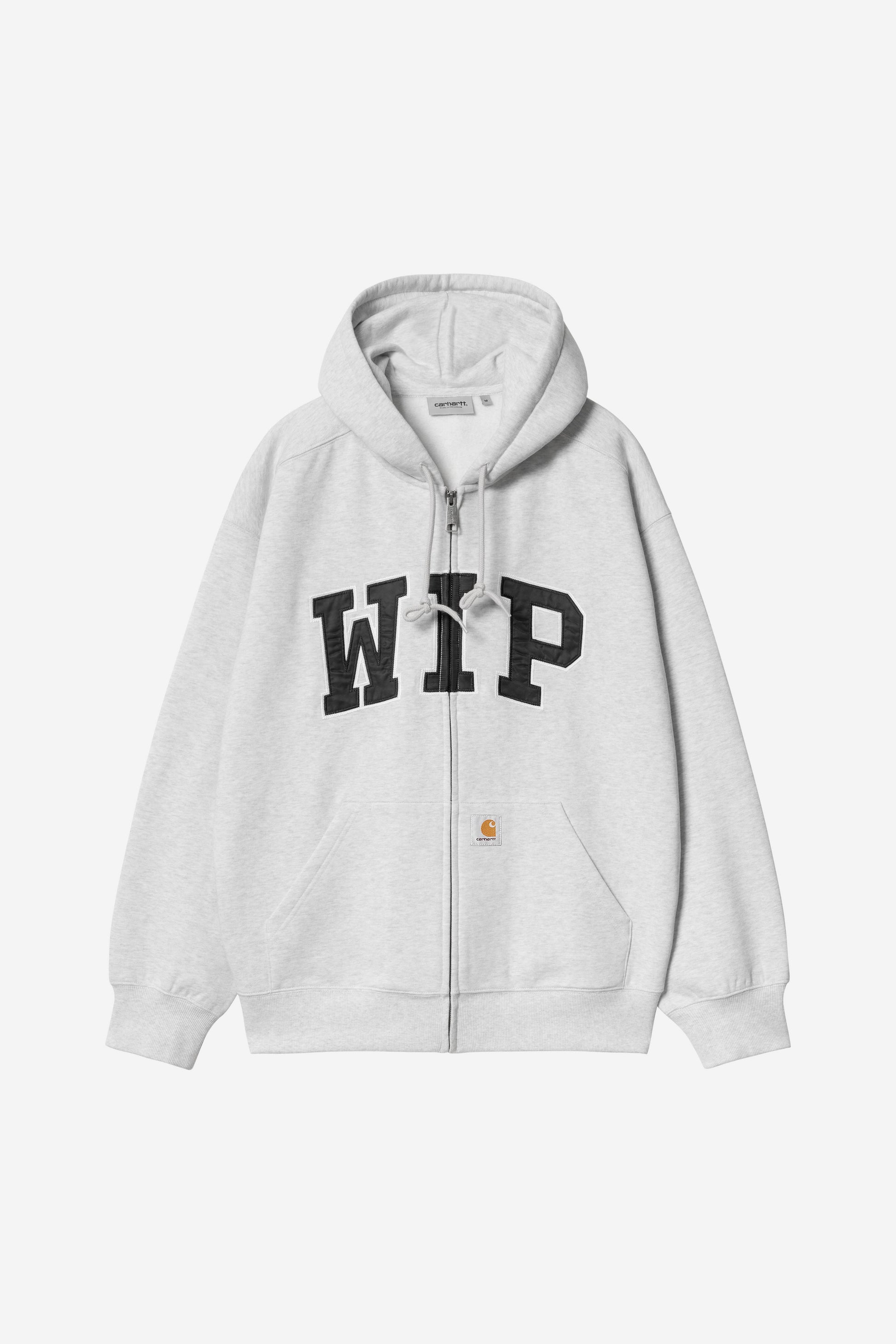 Carhartt WIP Hooded WIP Sweat Jacket Ash Heather / Stone Washed